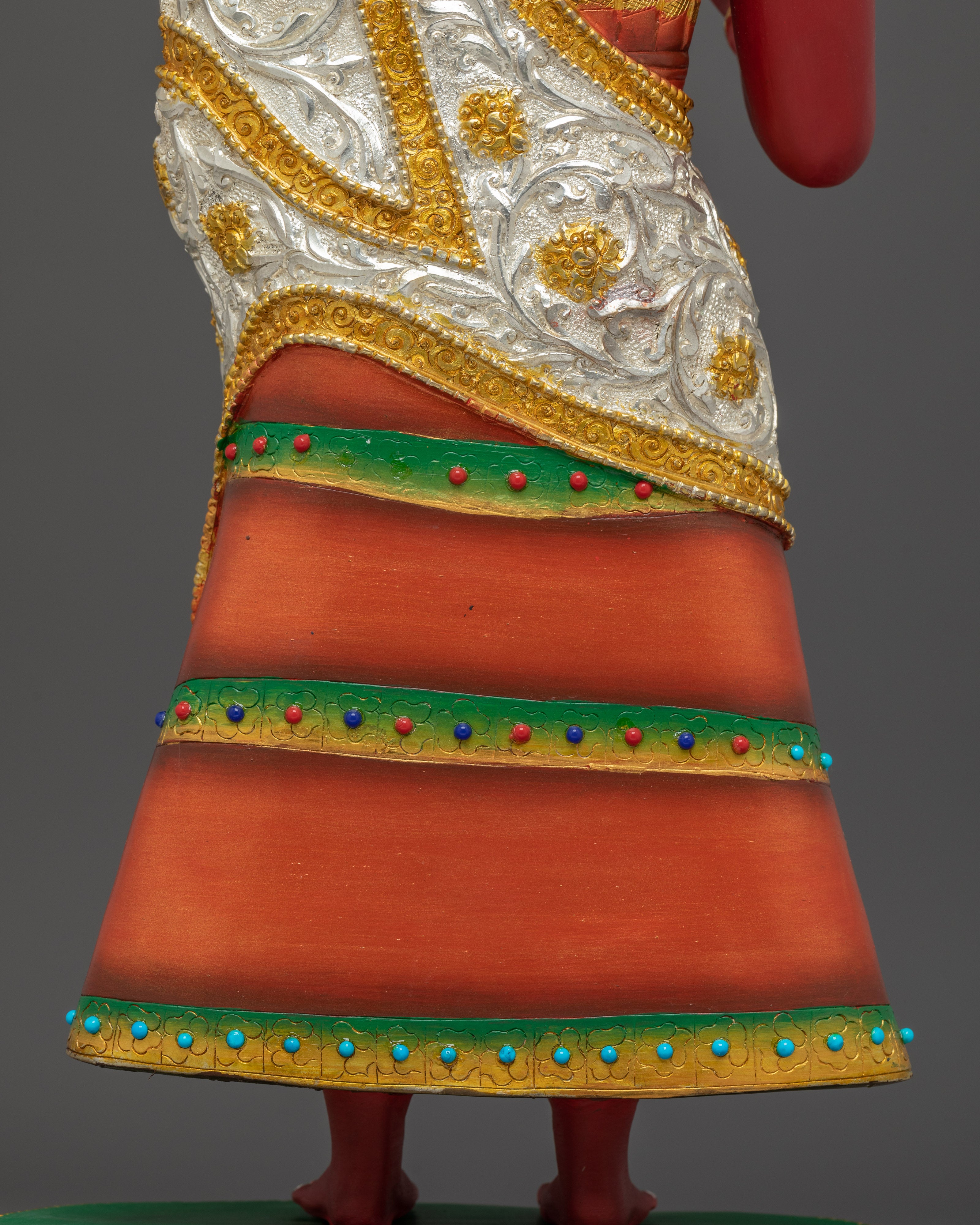 Shakyamuni Buddha with Crown Sculpture | Historical Buddha