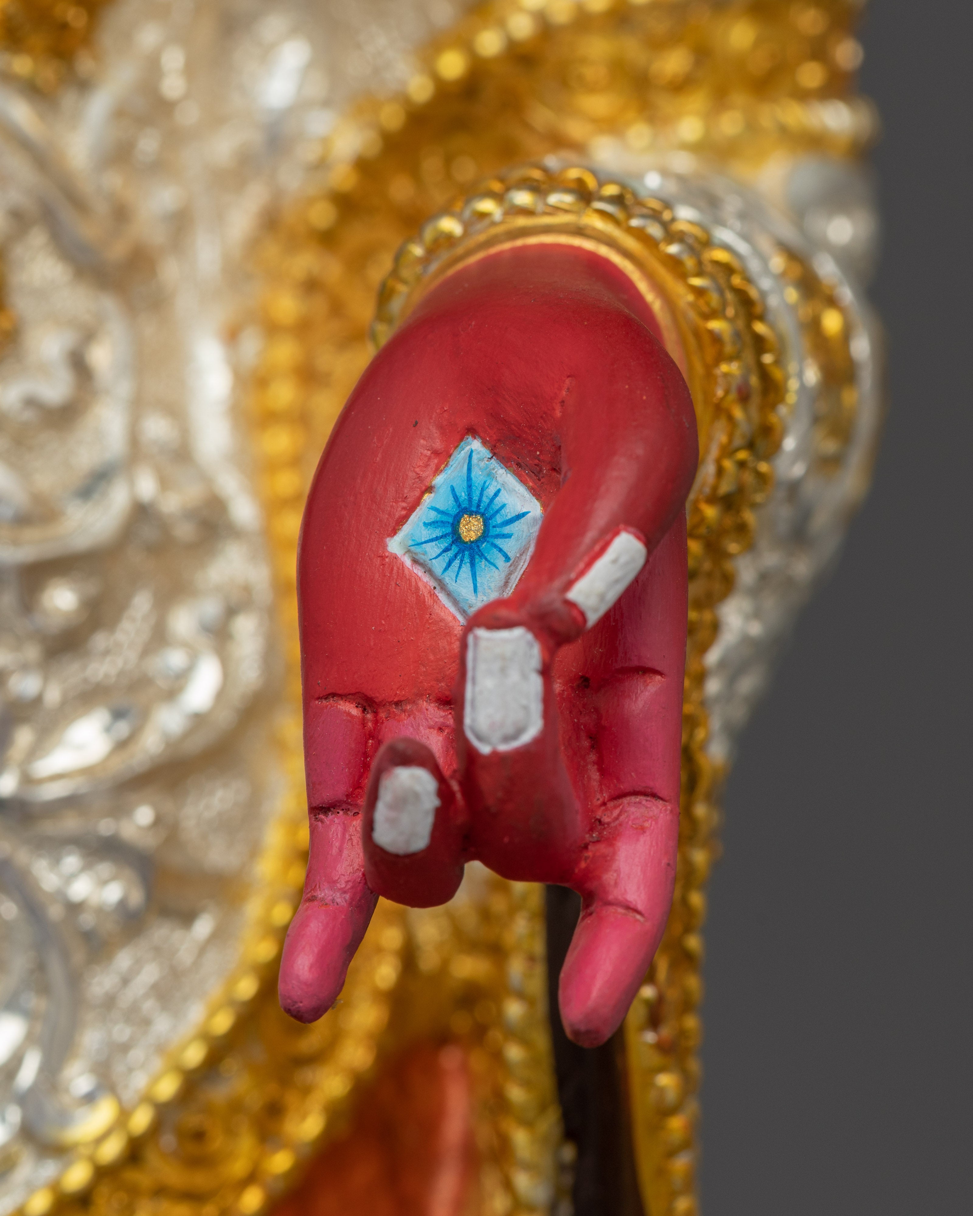 Shakyamuni Buddha with Crown Sculpture | Historical Buddha
