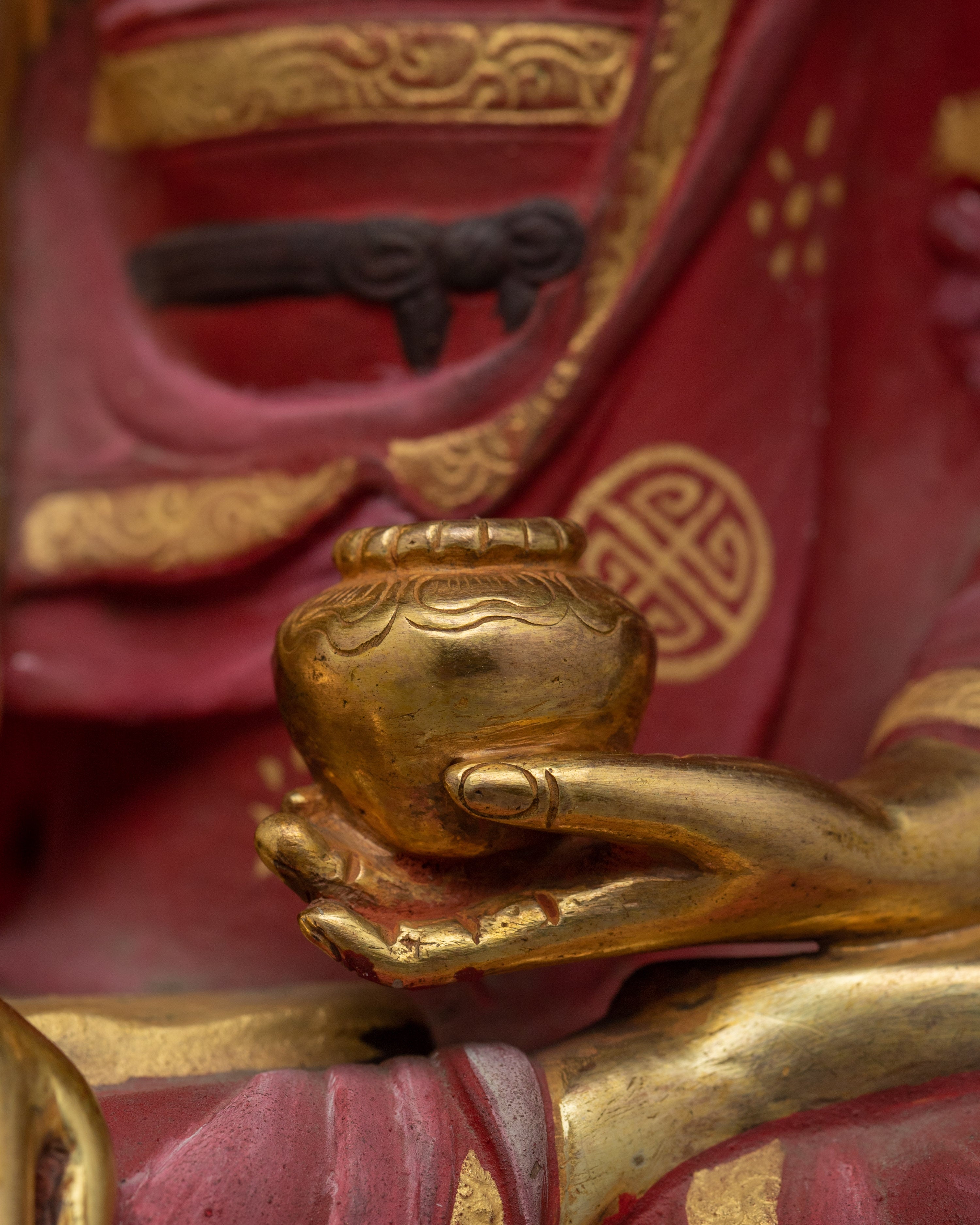 Historical Shakyamuni Buddha Figurine with Beautiful Throne | Enlightened One