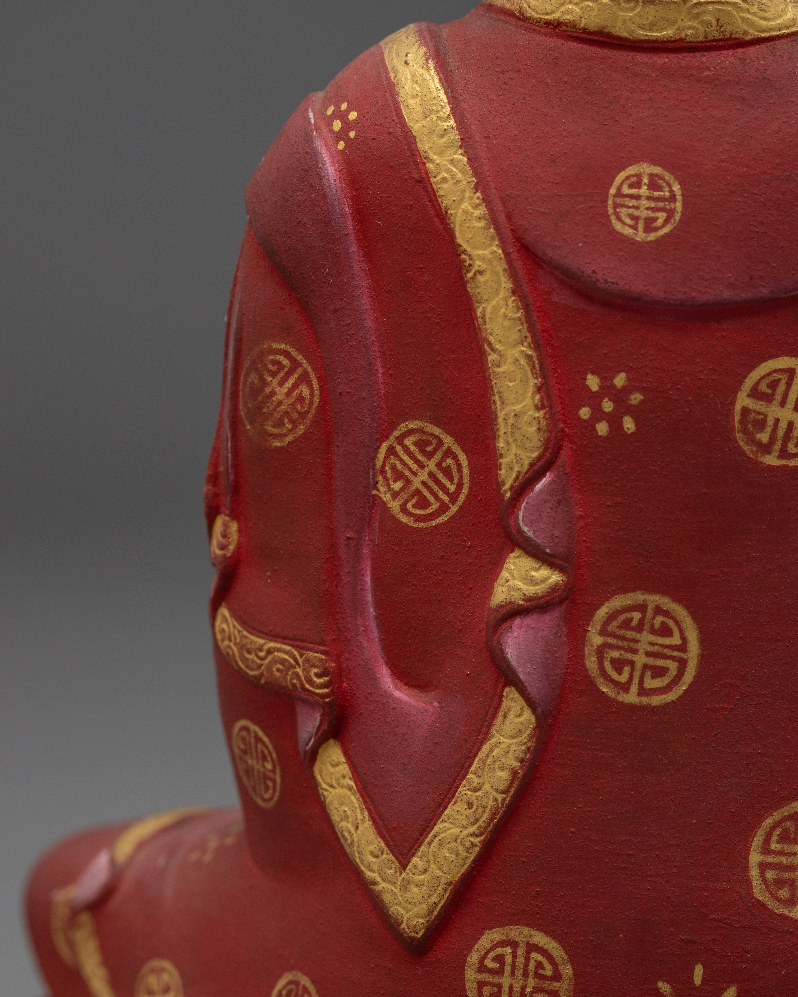 Historical Shakyamuni Buddha Figurine with Beautiful Throne | Enlightened One