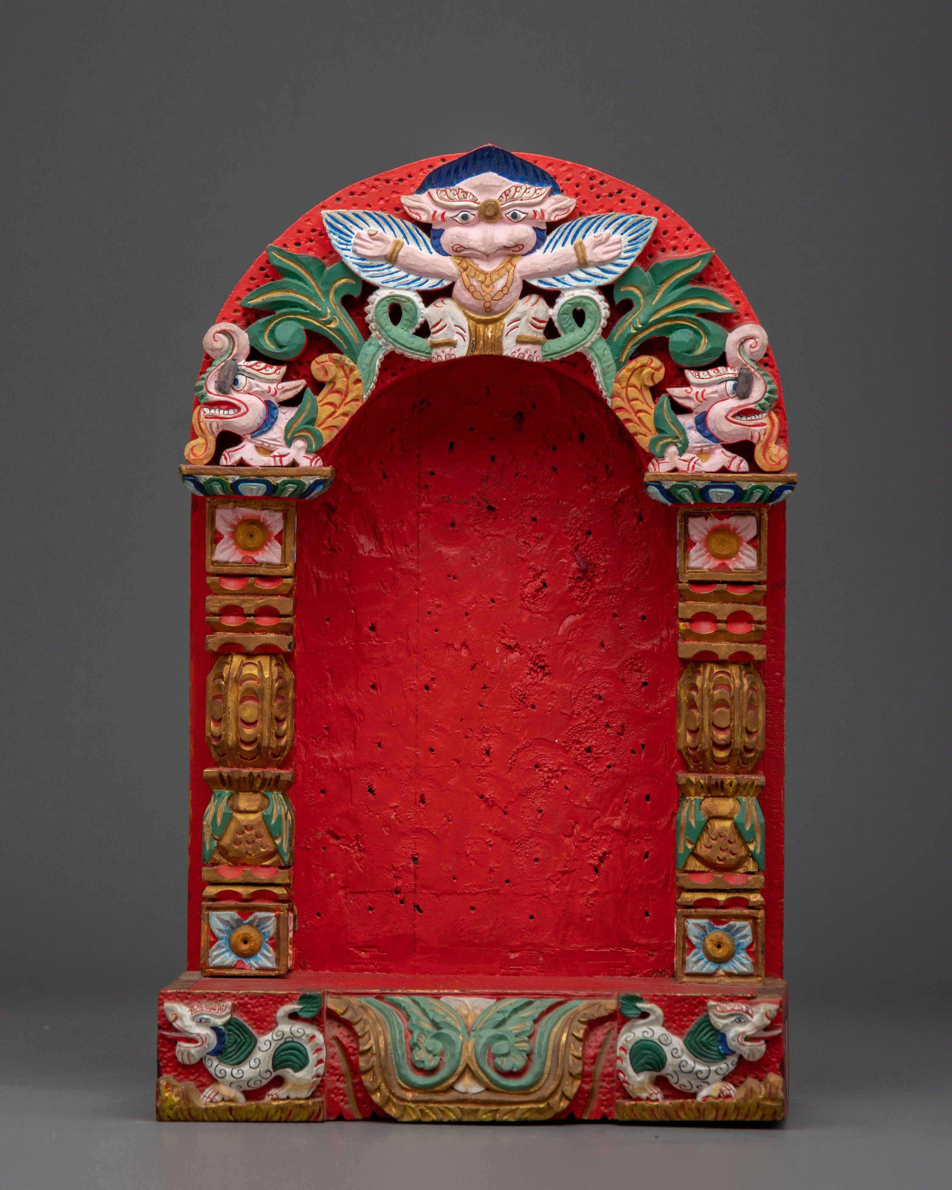 Historical Shakyamuni Buddha Figurine with Beautiful Throne | Enlightened One