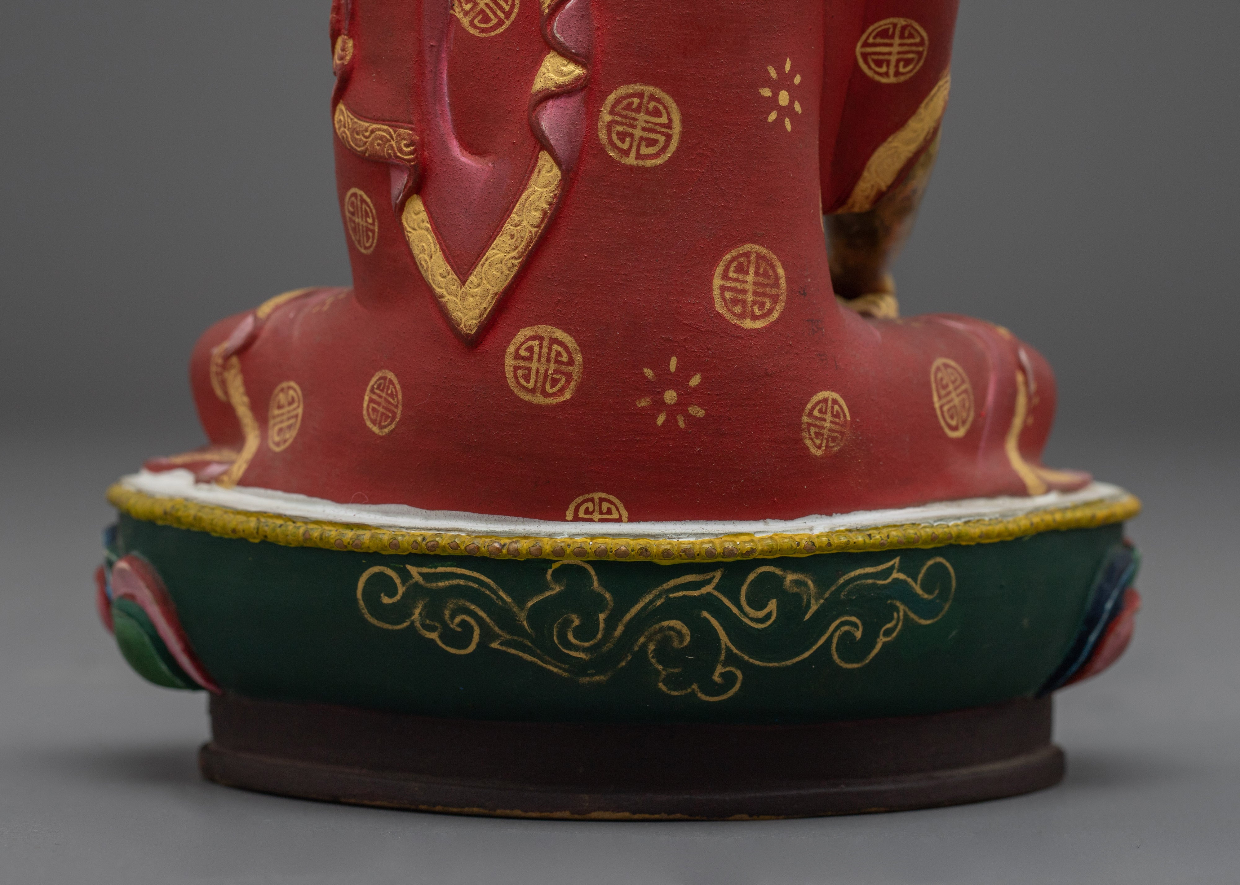 Historical Shakyamuni Buddha Figurine with Beautiful Throne | Enlightened One