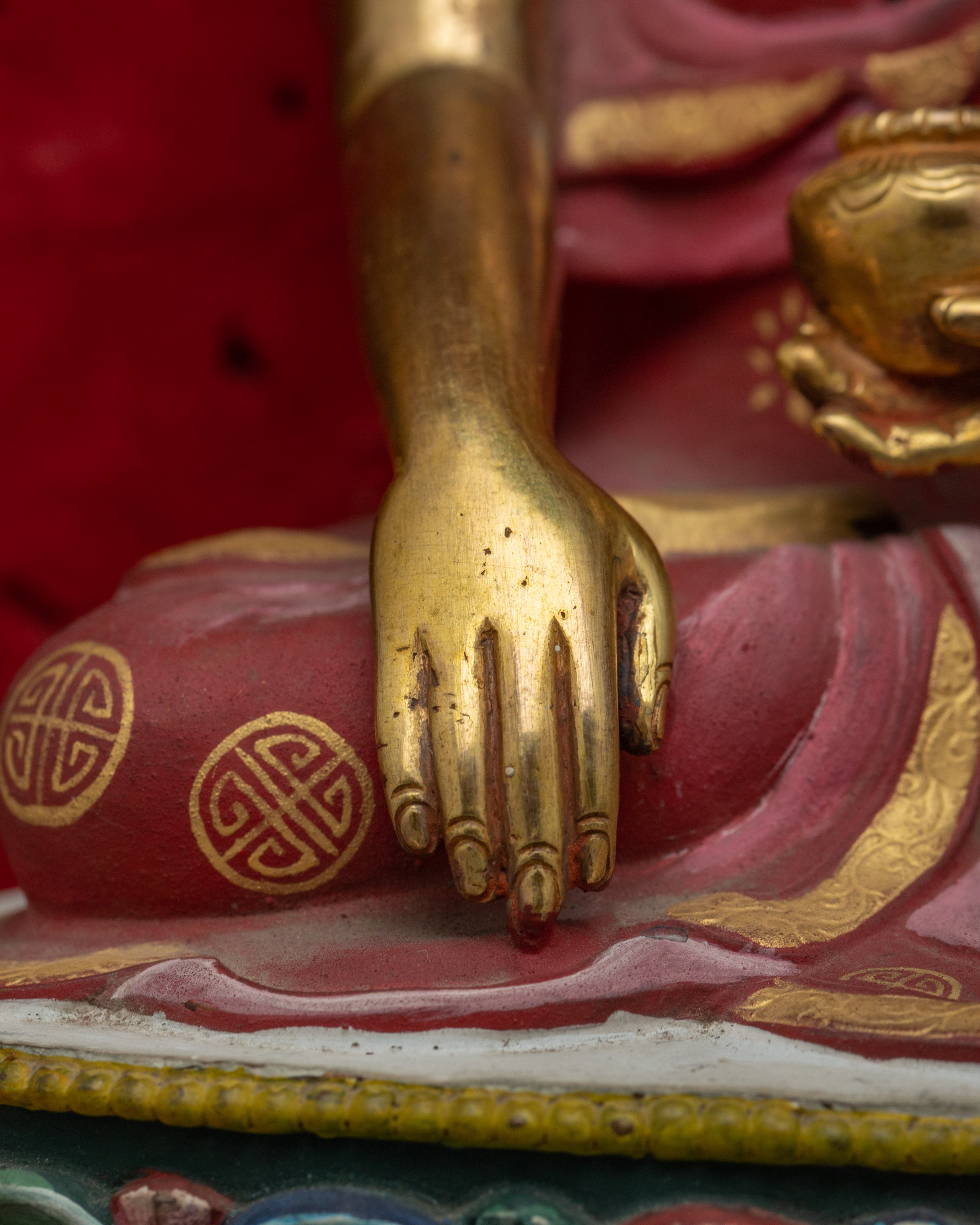 Historical Shakyamuni Buddha Figurine with Beautiful Throne | Enlightened One