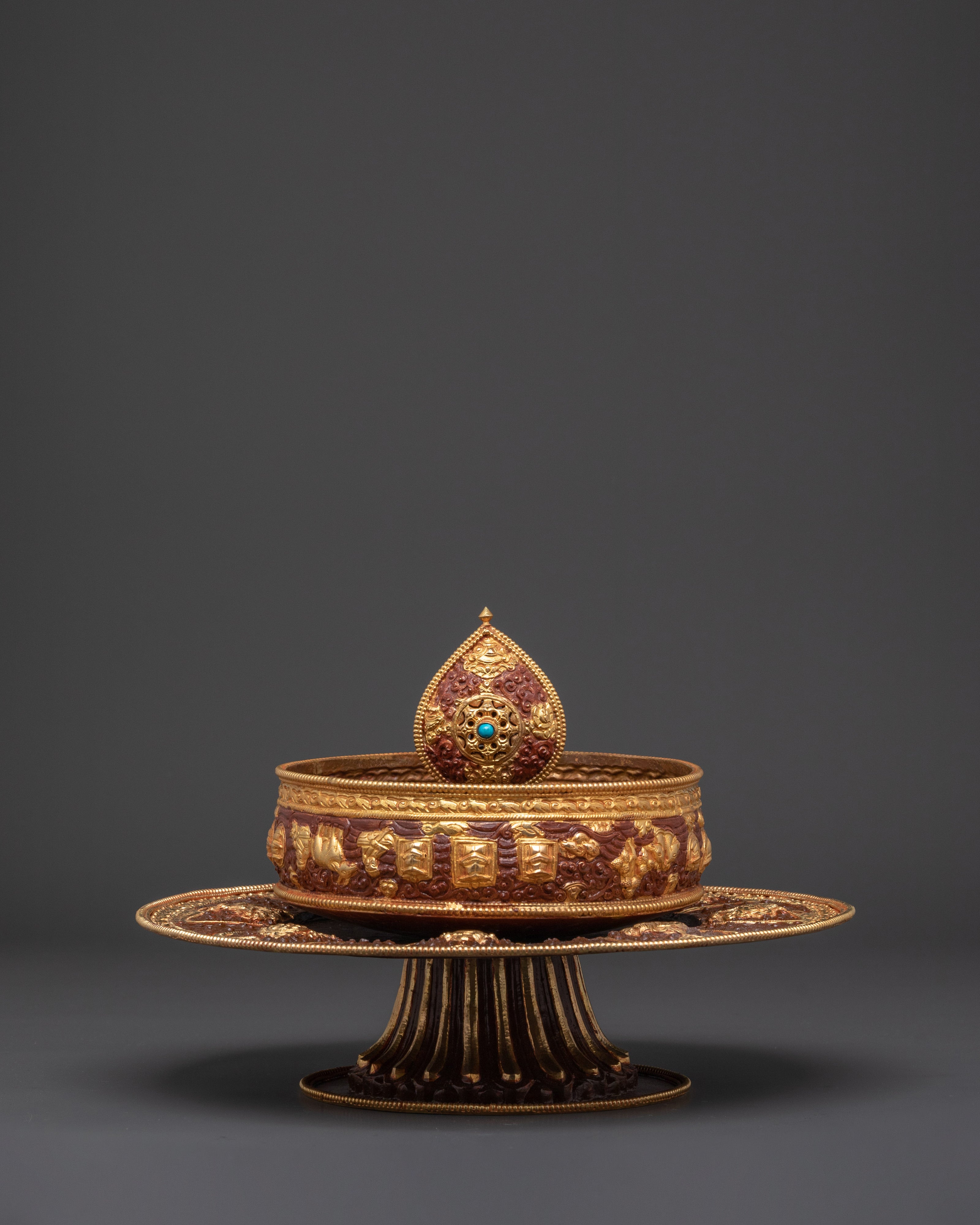 Handmade Gold Gilded Mandala | Spiritual Art