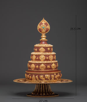 Gold Gilded Mandala | Spiritual Art
