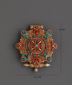 Symbol of Protection Ghau Box Locket | Protective Jewelry