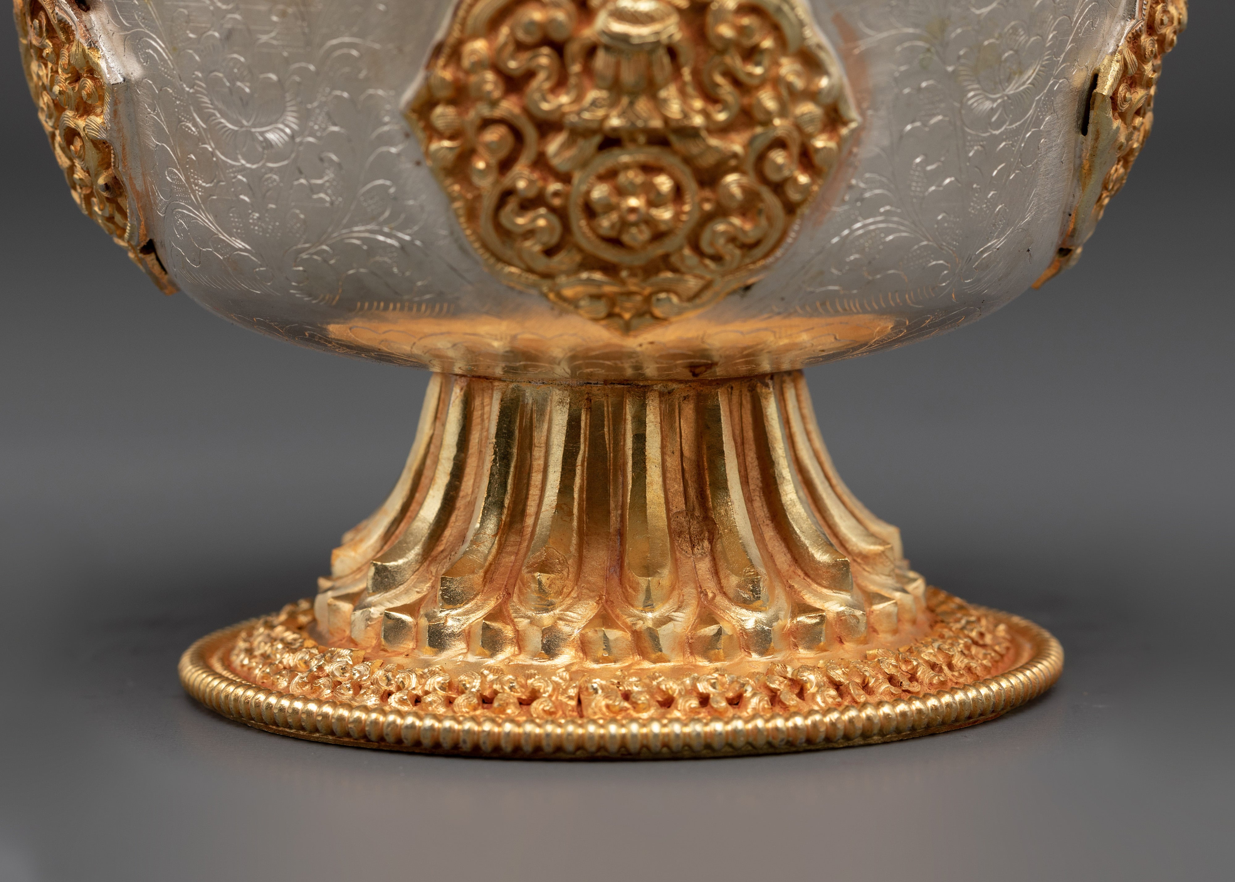 Tibetan Ritual Offering Bowl Set | Sacred Buddhist Altar Deco
