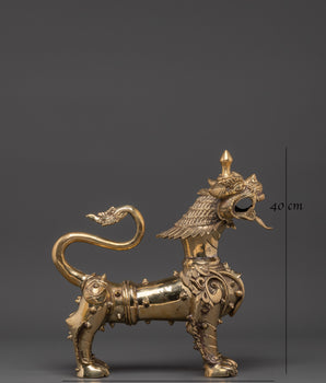 Spiritual Guardian Lion Set | Majestic Tibetan Protector Lions for Home Decor