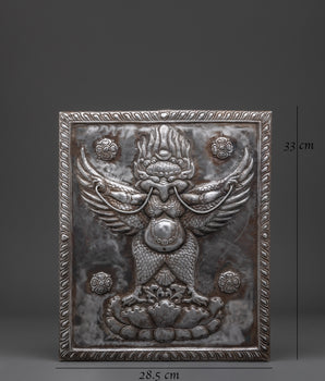 Garuda Iron Sculpture Wall Hanging | Spiritual Home Decor
