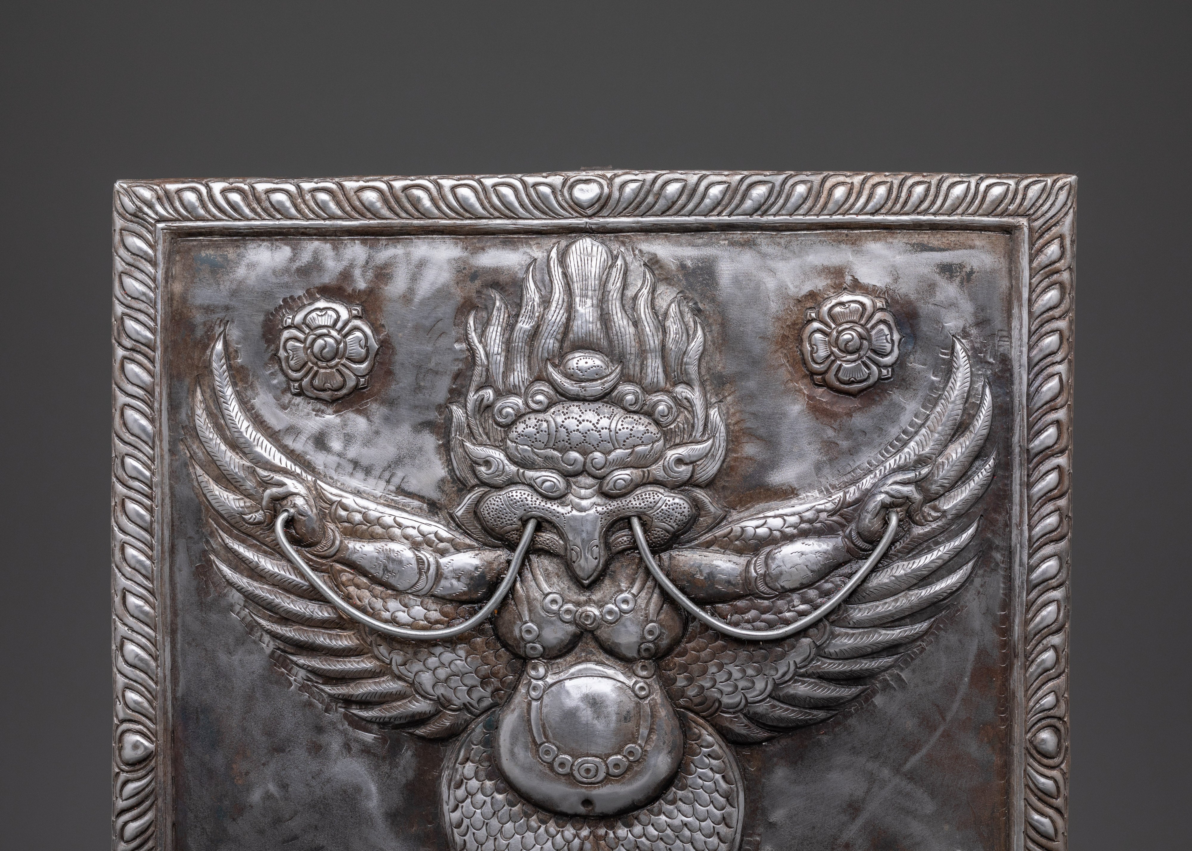 Garuda Iron Sculpture Wall Hanging | Spiritual Home Decor