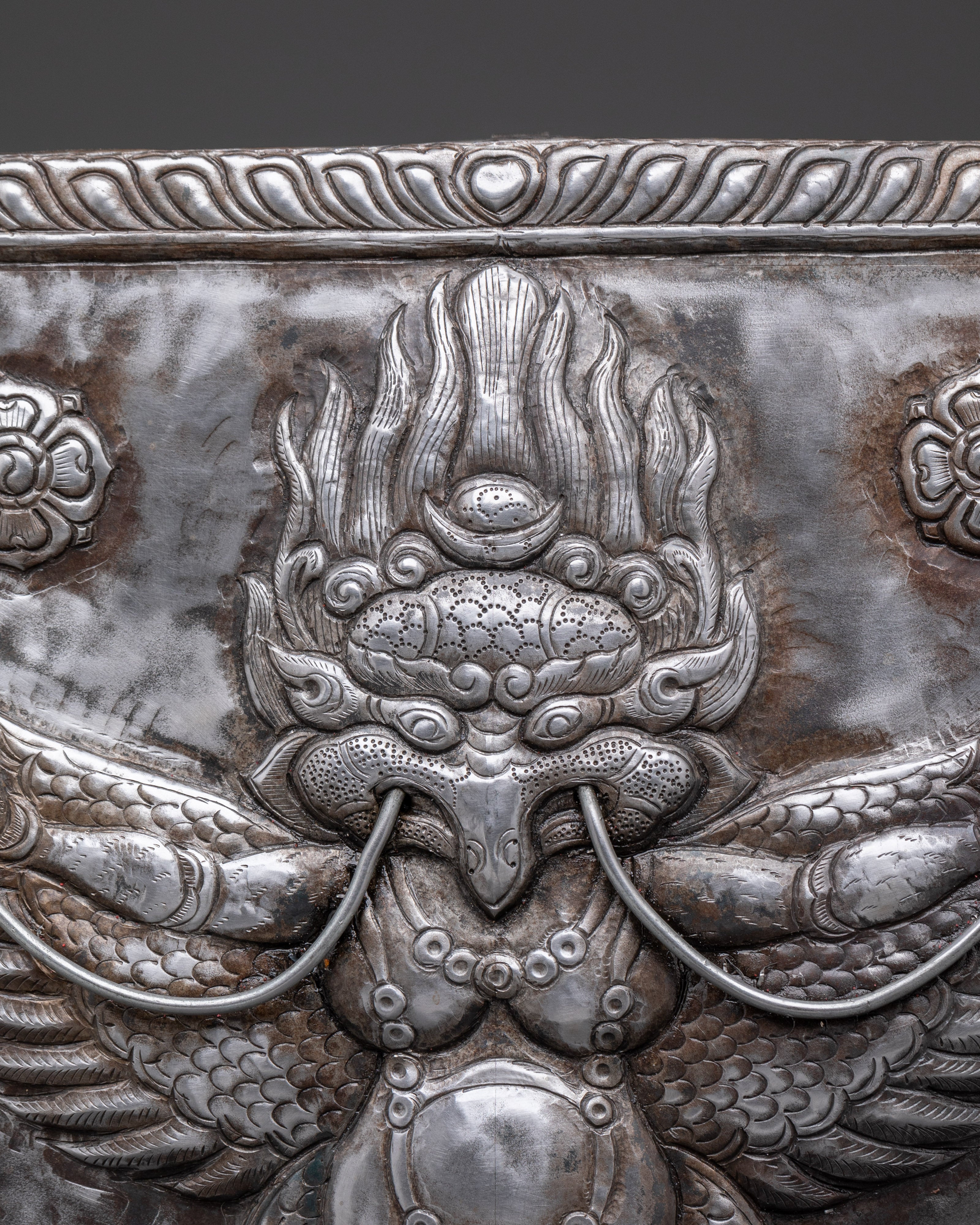 Garuda Iron Sculpture Wall Hanging | Spiritual Home Decor