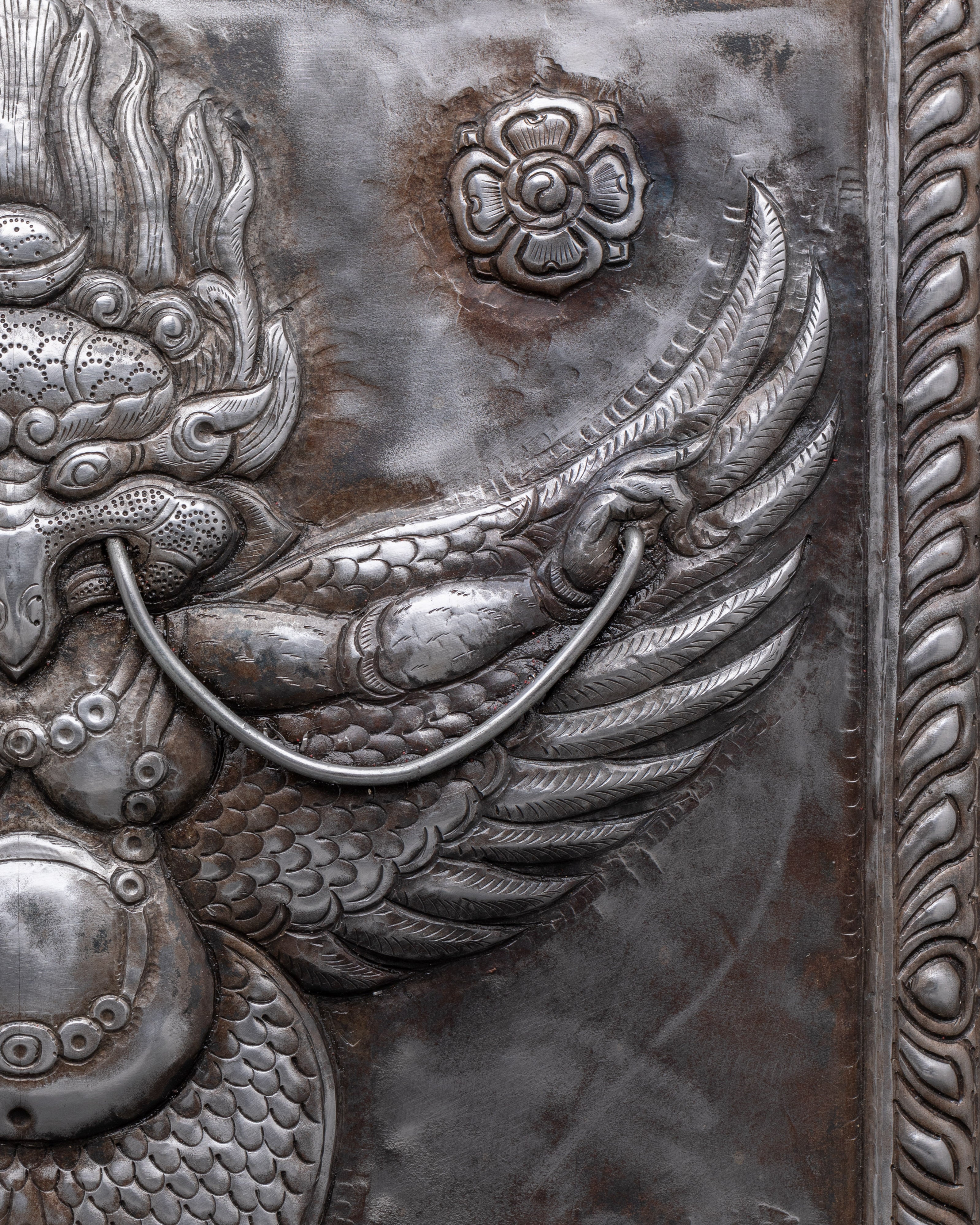 Garuda Iron Sculpture Wall Hanging | Spiritual Home Decor