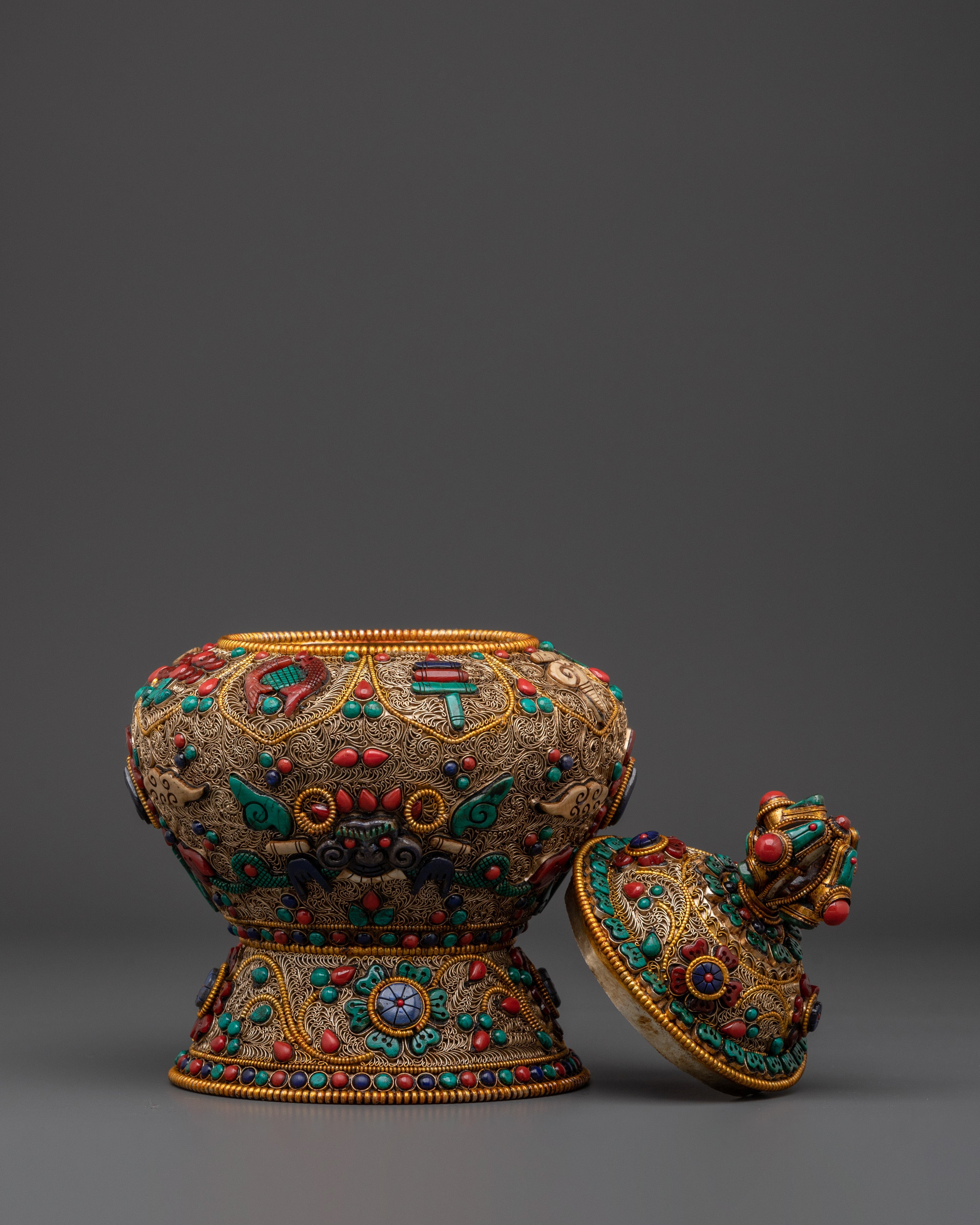 Decorative Dhupur Rice Pot | Spiritual Rice Pot