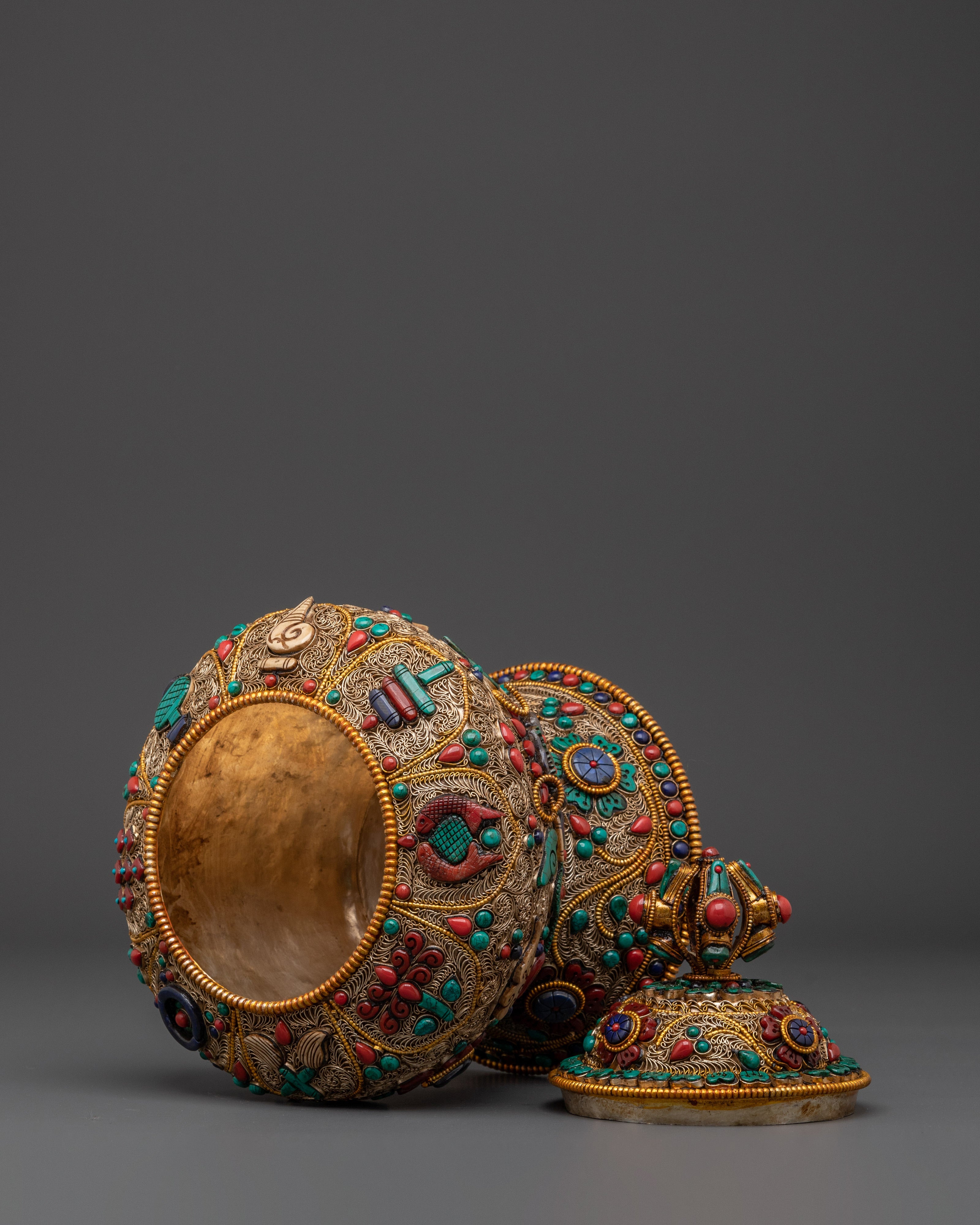 Decorative Dhupur Rice Pot | Spiritual Rice Pot