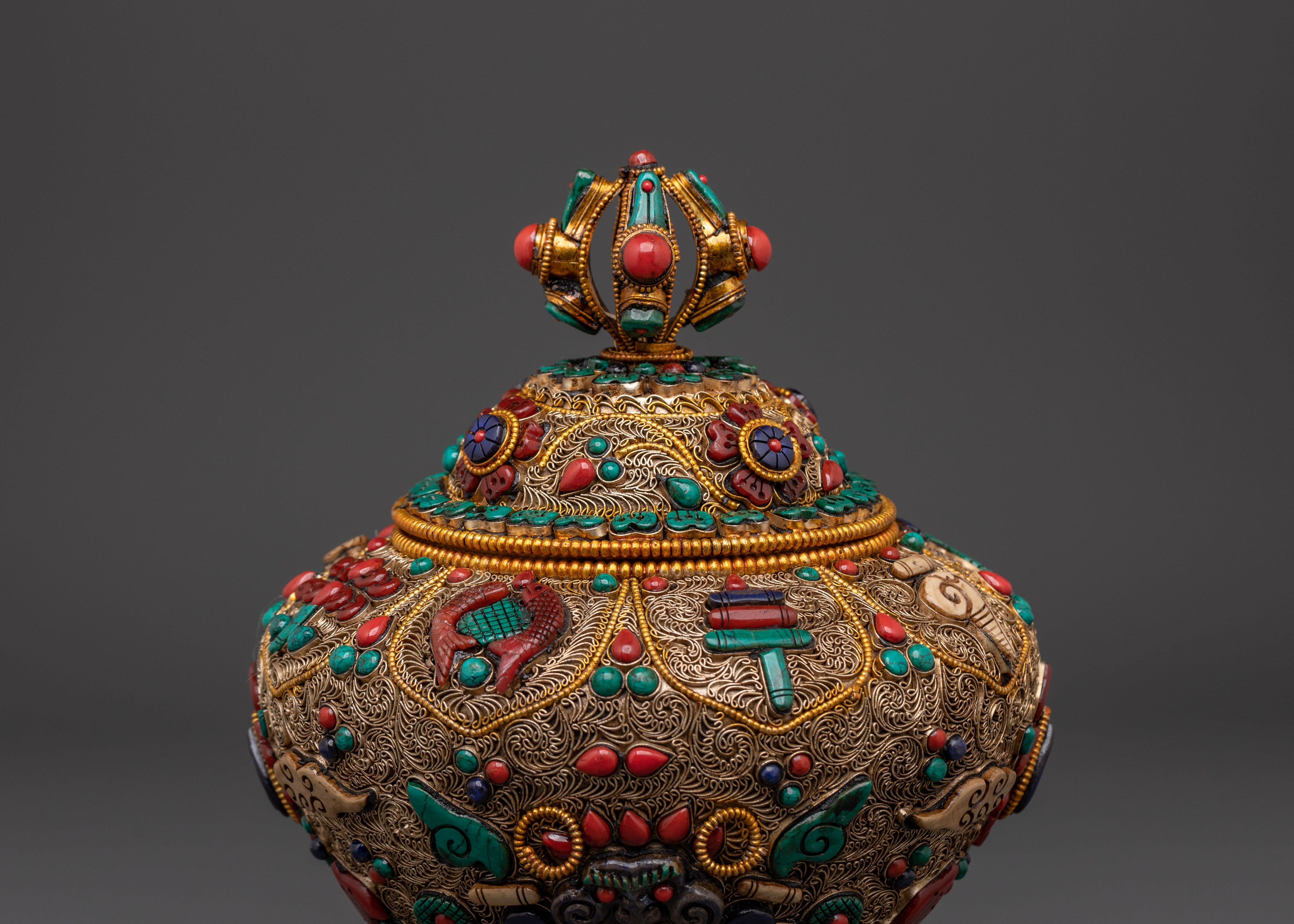 Decorative Dhupur Rice Pot | Spiritual Rice Pot