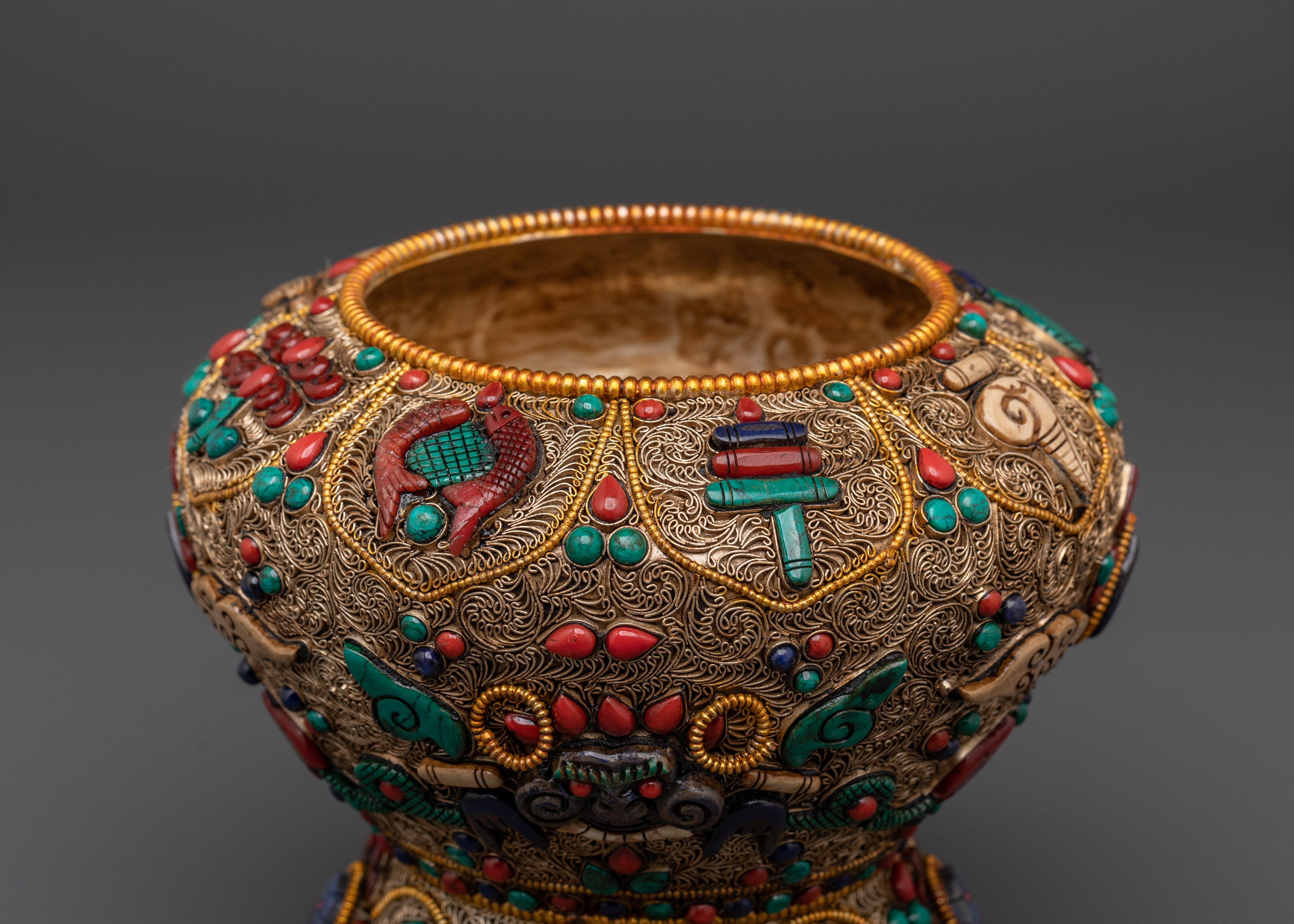 Decorative Dhupur Rice Pot | Spiritual Rice Pot