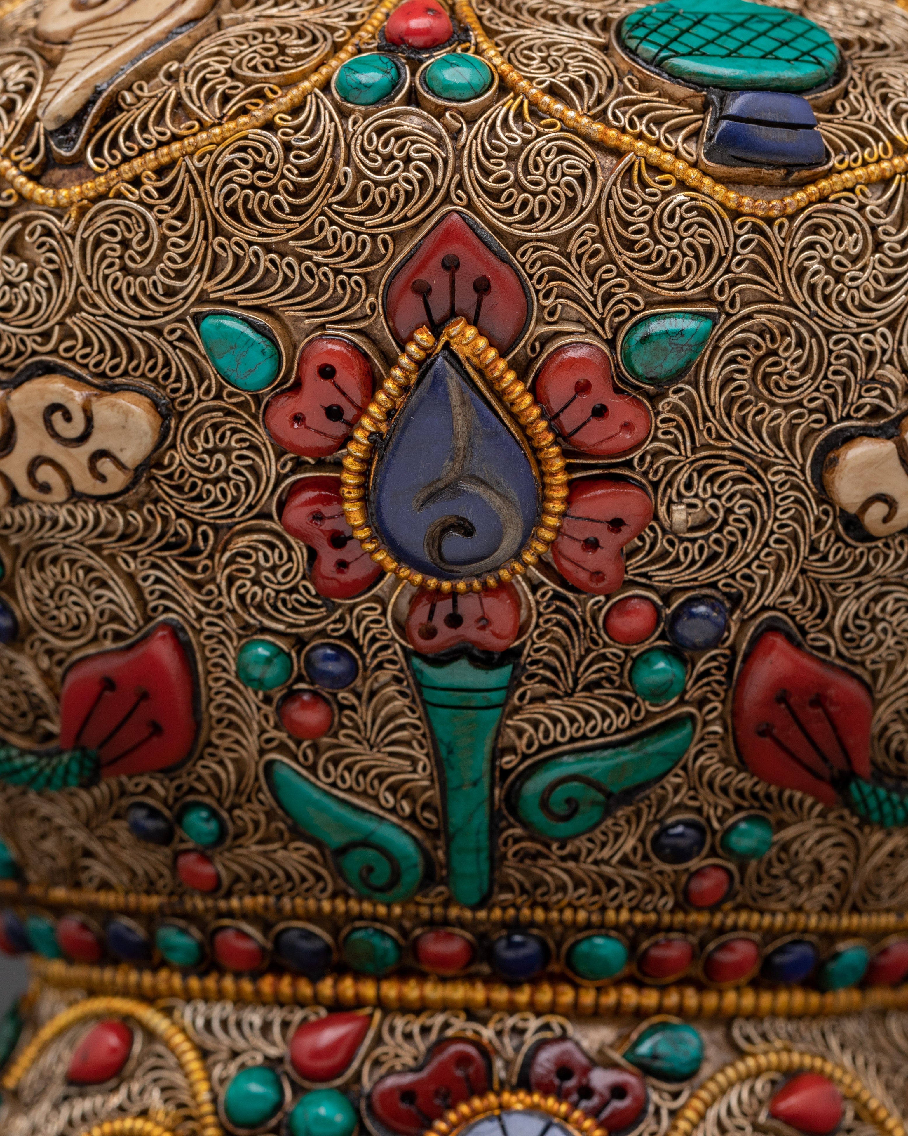 Decorative Dhupur Rice Pot | Spiritual Rice Pot