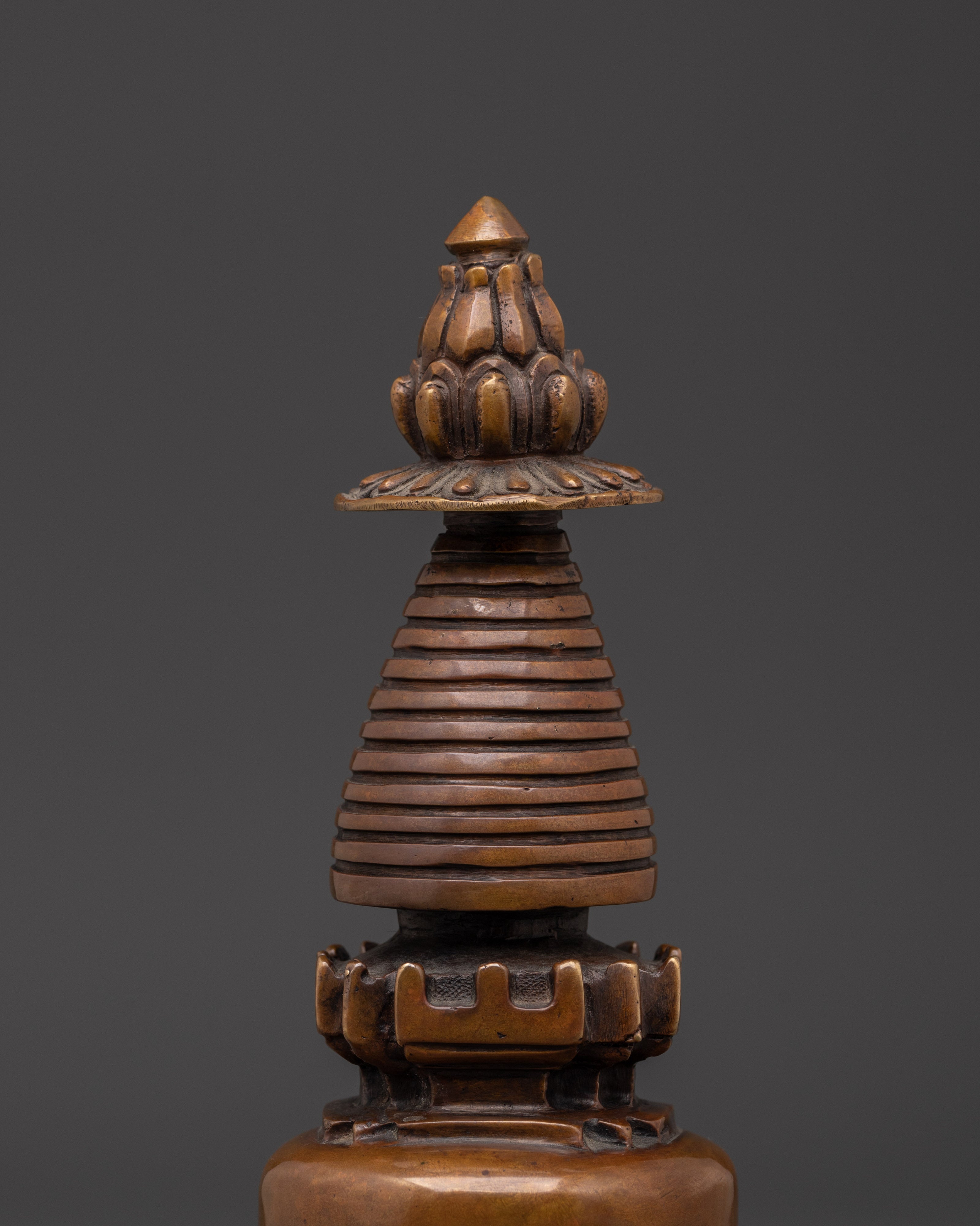 Handcrafted Stupa Altar Decor | Sacred Tibetan Buddhist Ritual Display