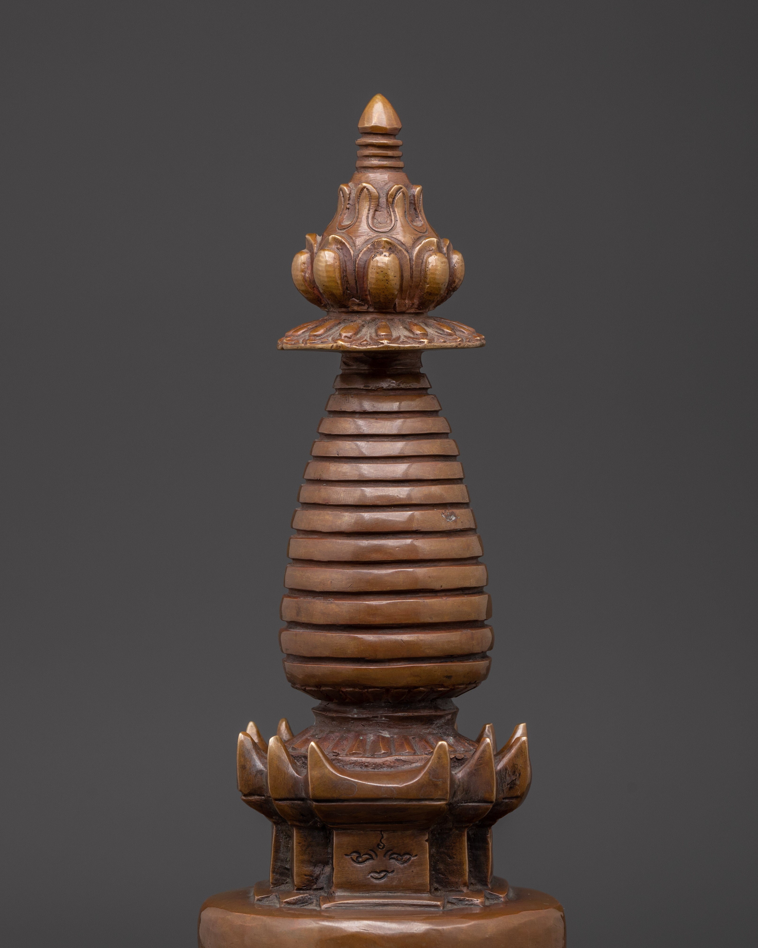 Handcrafted Tibetan Stupa Statue | Spiritual Rituals and Home Shrines