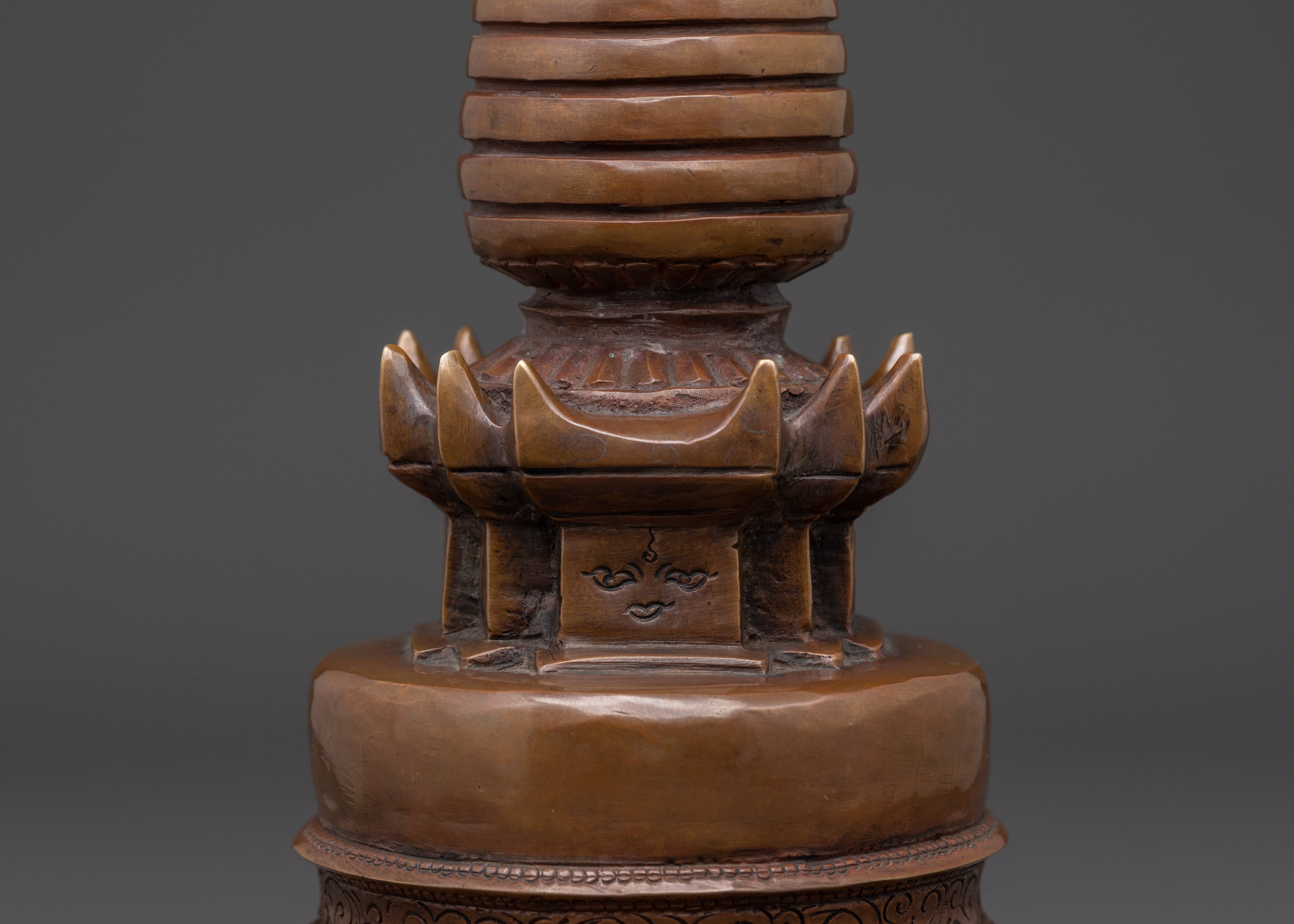 Handcrafted Tibetan Stupa Statue | Spiritual Rituals and Home Shrines