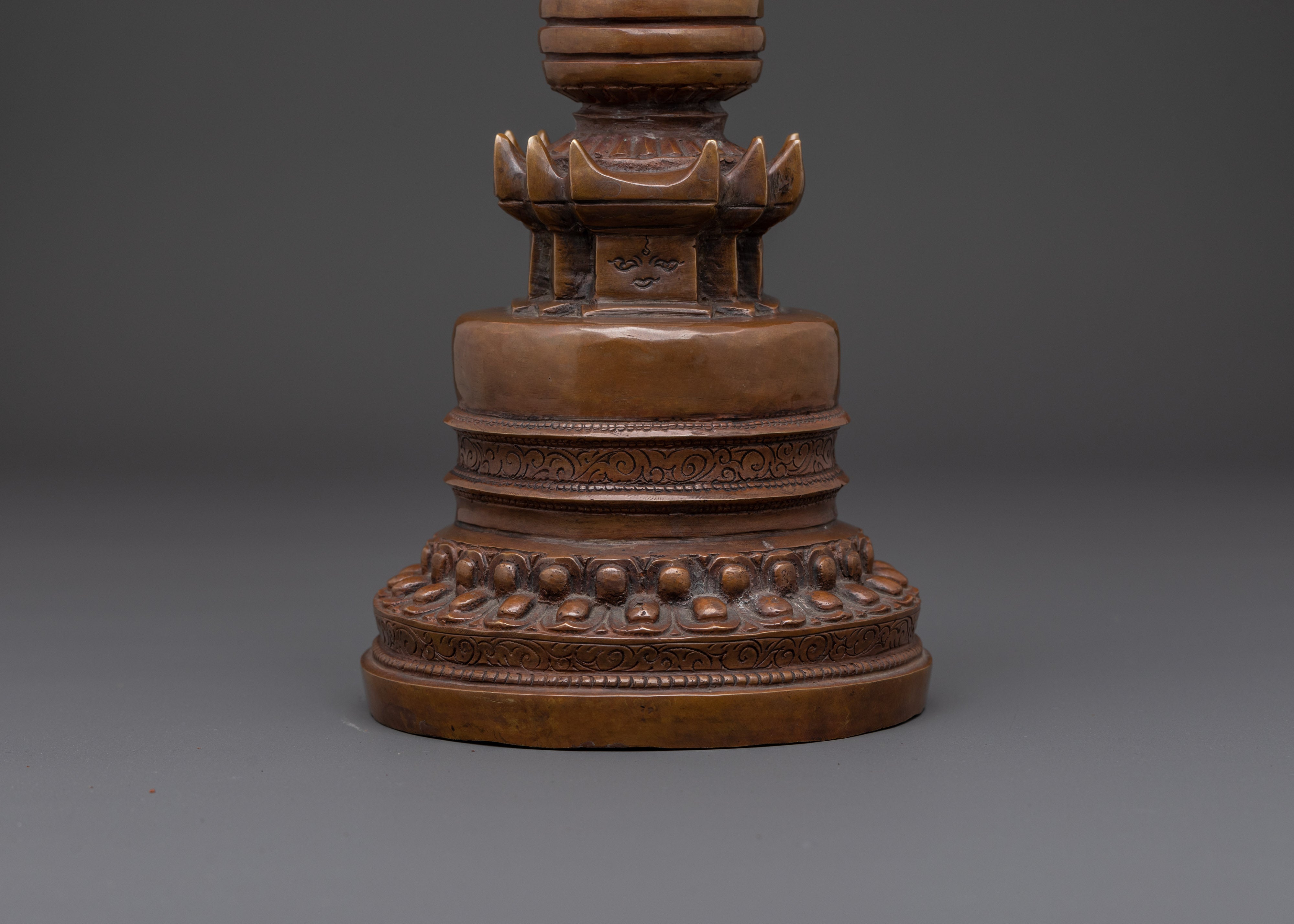 Handcrafted Tibetan Stupa Statue | Spiritual Rituals and Home Shrines