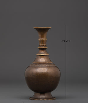 Handcrafted Flower Vase Set | Traditional Sacred Decor for Home or Altar