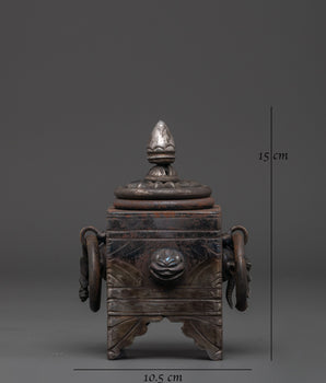 Handcrafted Tibetan Incense Burner  | Ritual Burner for Meditation