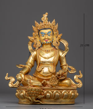 Wealth Protector Dzambala Statue for Meditation