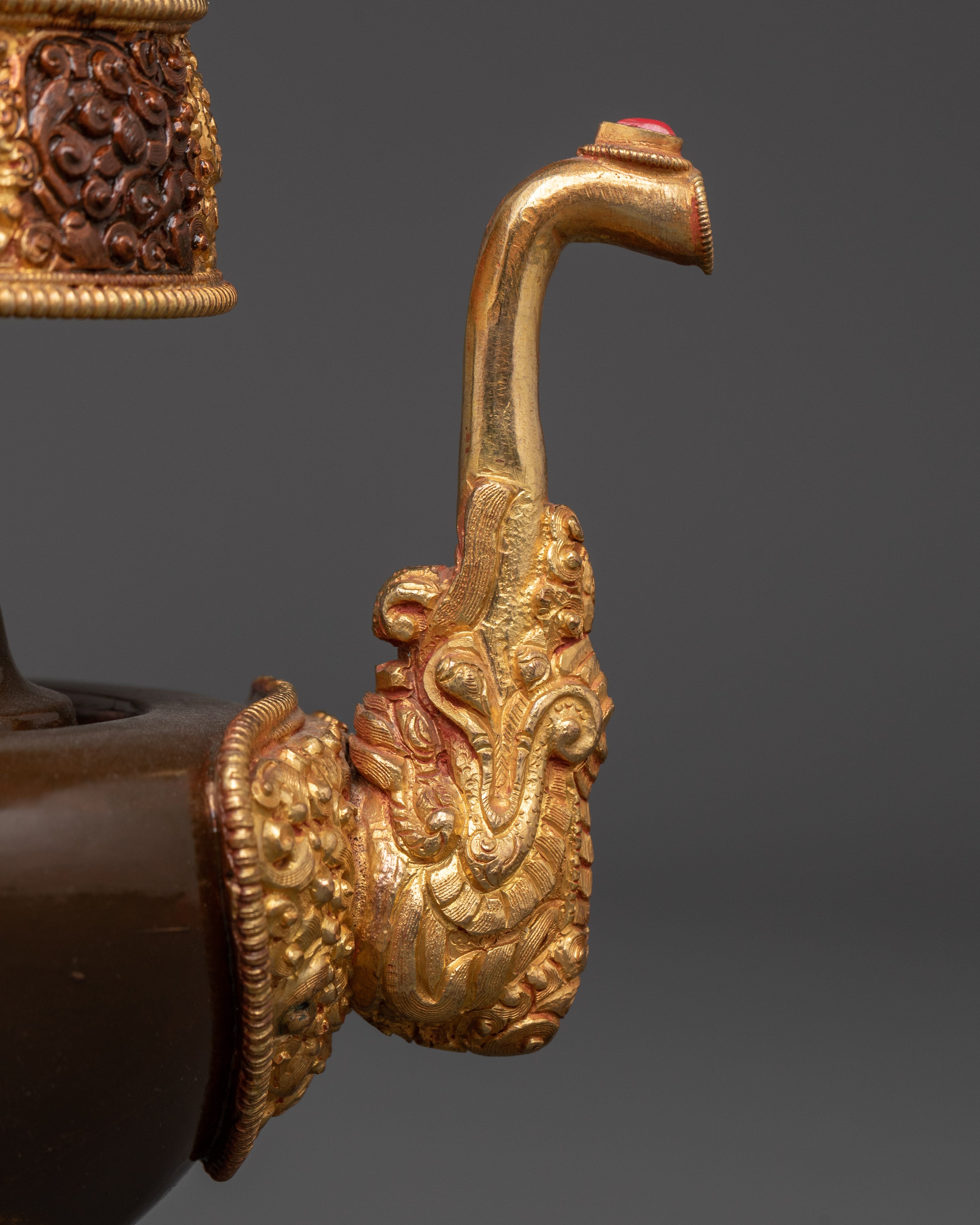 Sacred Traditional Bhumba | Copper Vessel for Rituals and Offerings