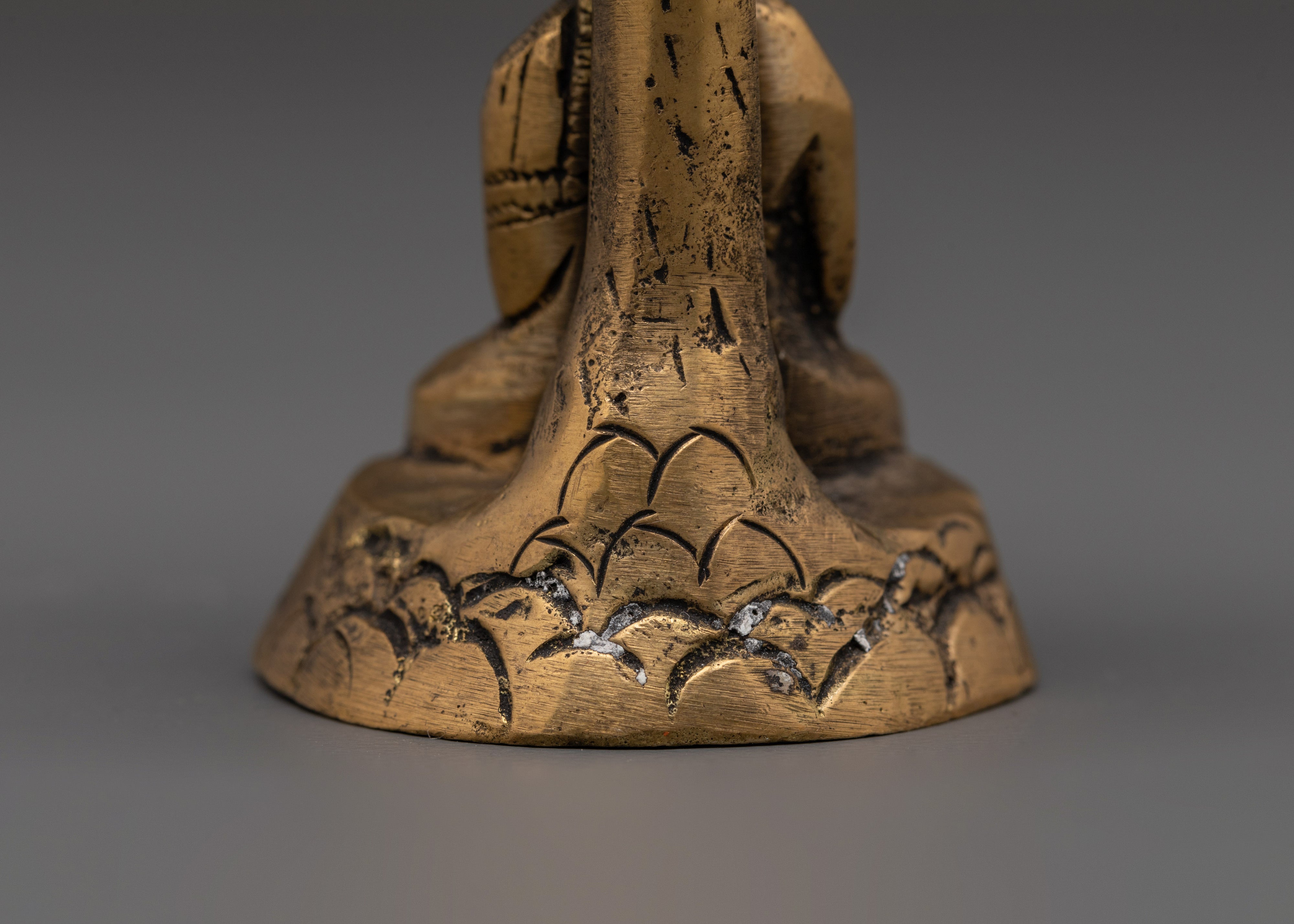 Sacred Dharma Shakyamuni Buddha Statue | Handcrafted Spiritual Sculpture