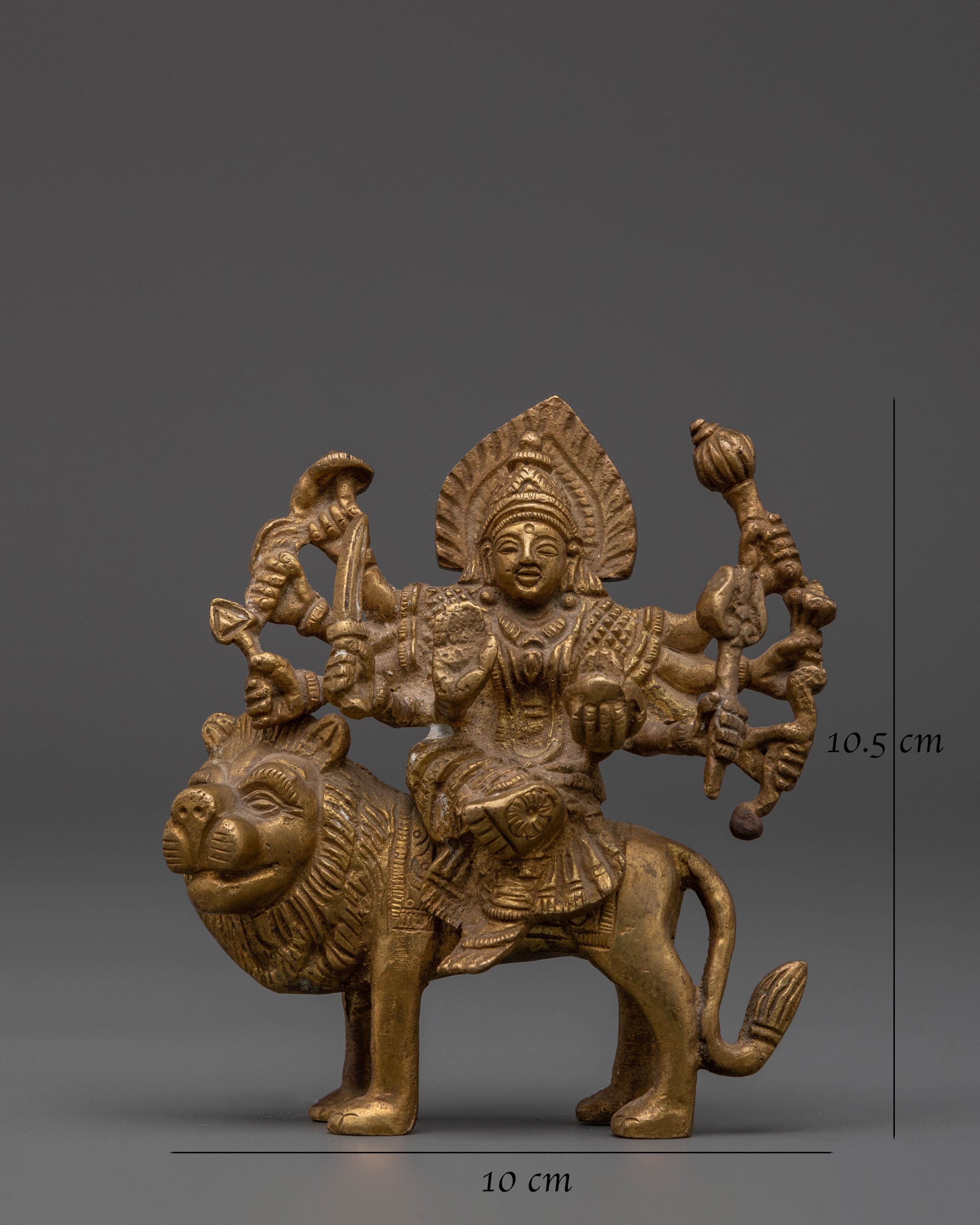 Sacred Handmade Goddess Durga Sculpture | Hindu Goddess Statue