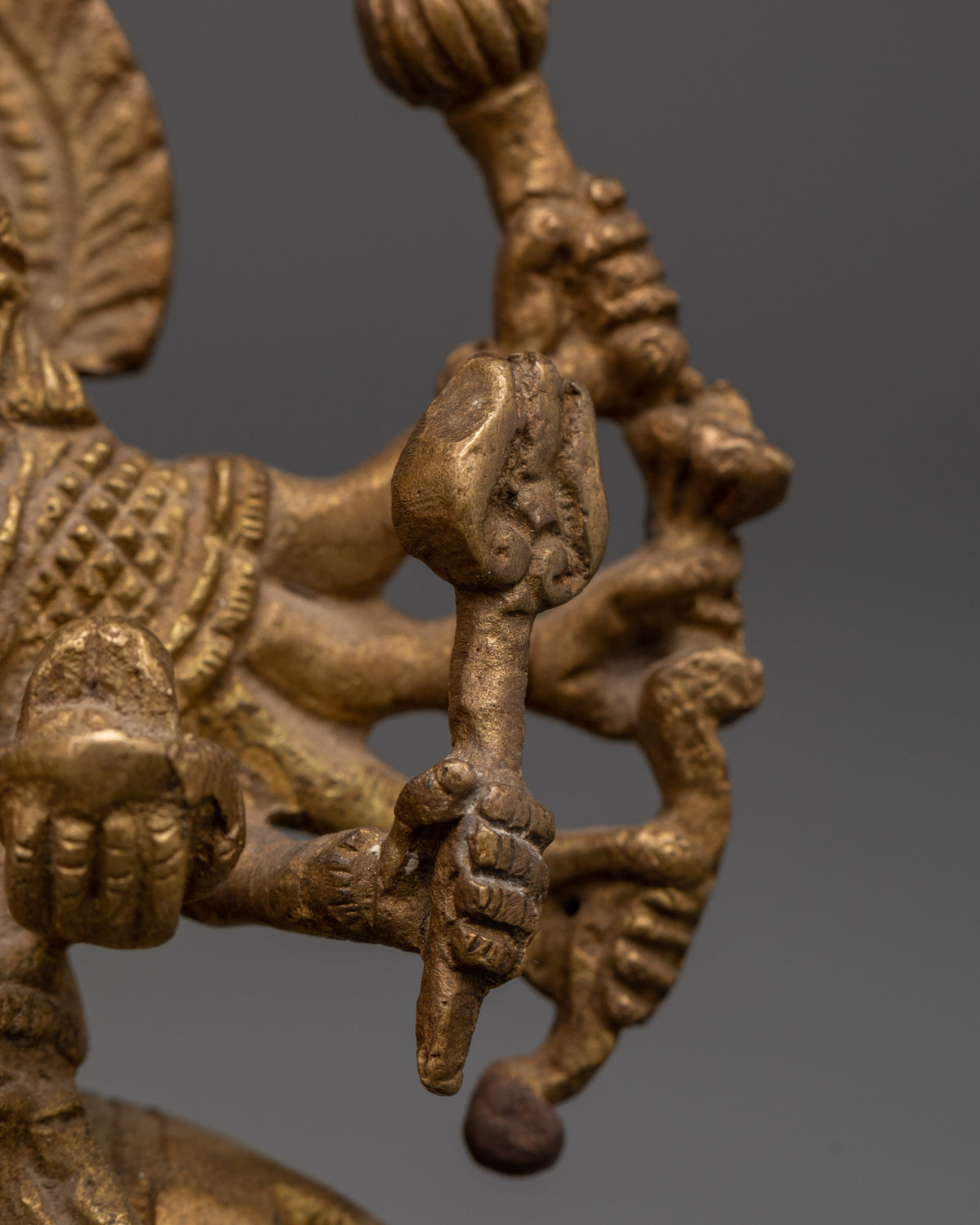 Sacred Handmade Goddess Durga Sculpture | Hindu Goddess Statue