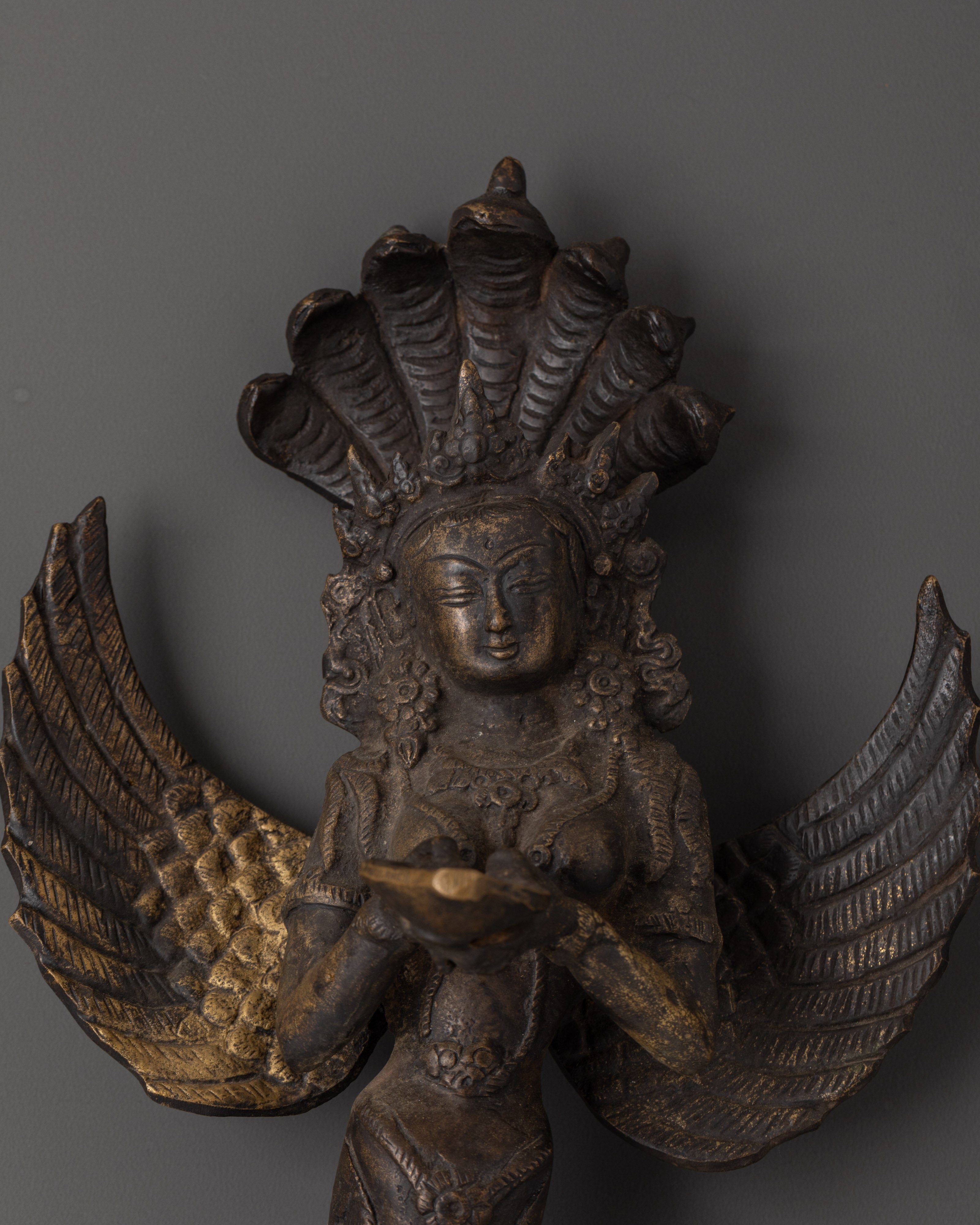 Serpent Goddess Naag Kanya Wall Hanging | Sacred Serpent Goddess Wall Hanging