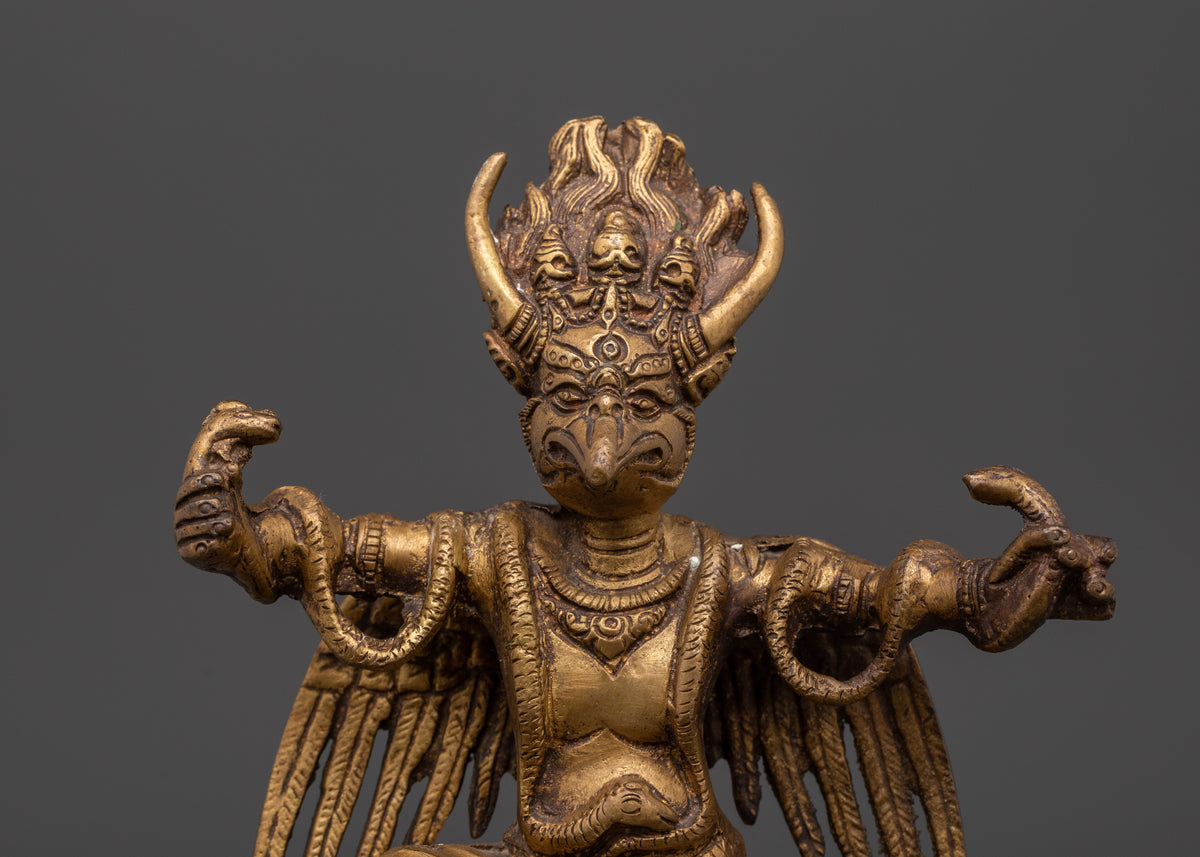Sacred Mythical Bird Garuda Statue | Divine Protector Sculpture for Spiritual Spaces