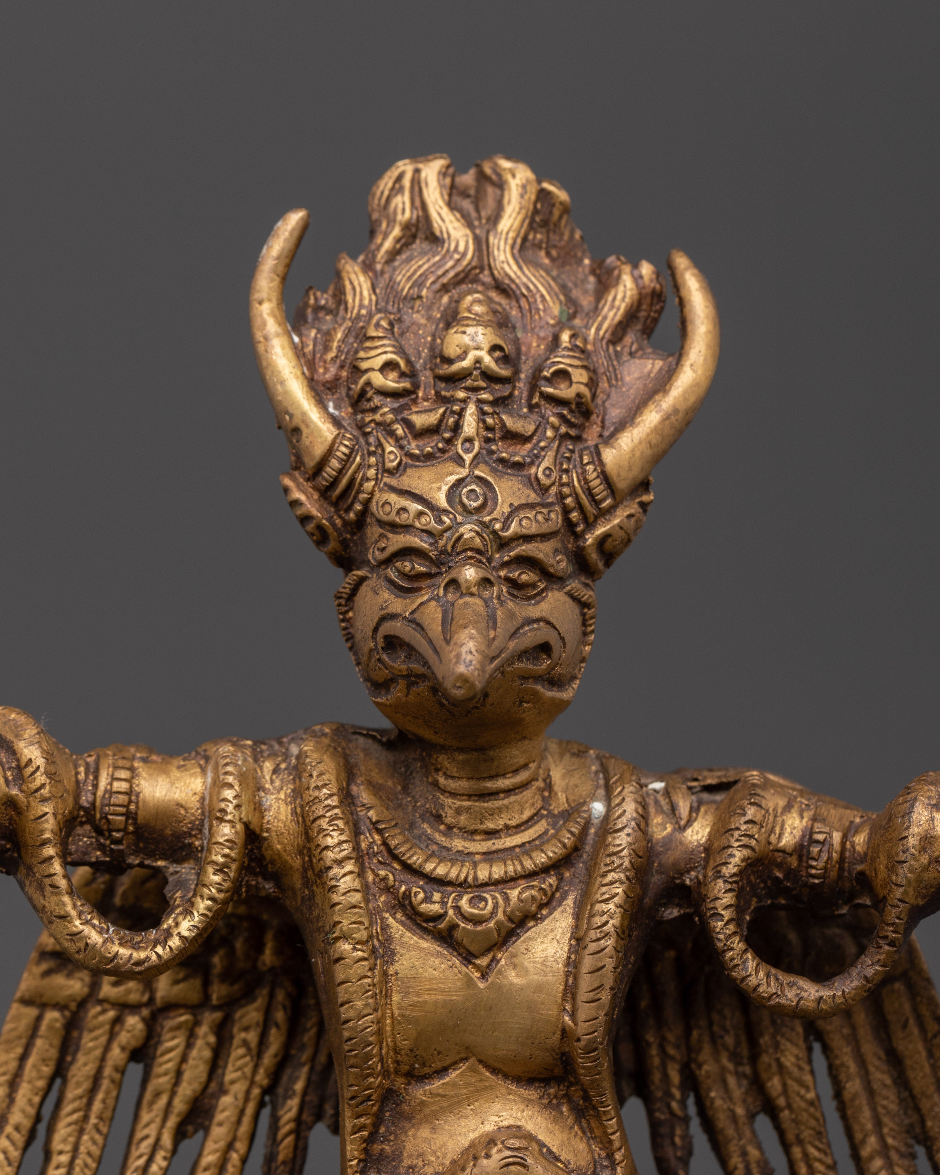 Sacred Mythical Bird Garuda Statue | Divine Protector Sculpture for Spiritual Spaces
