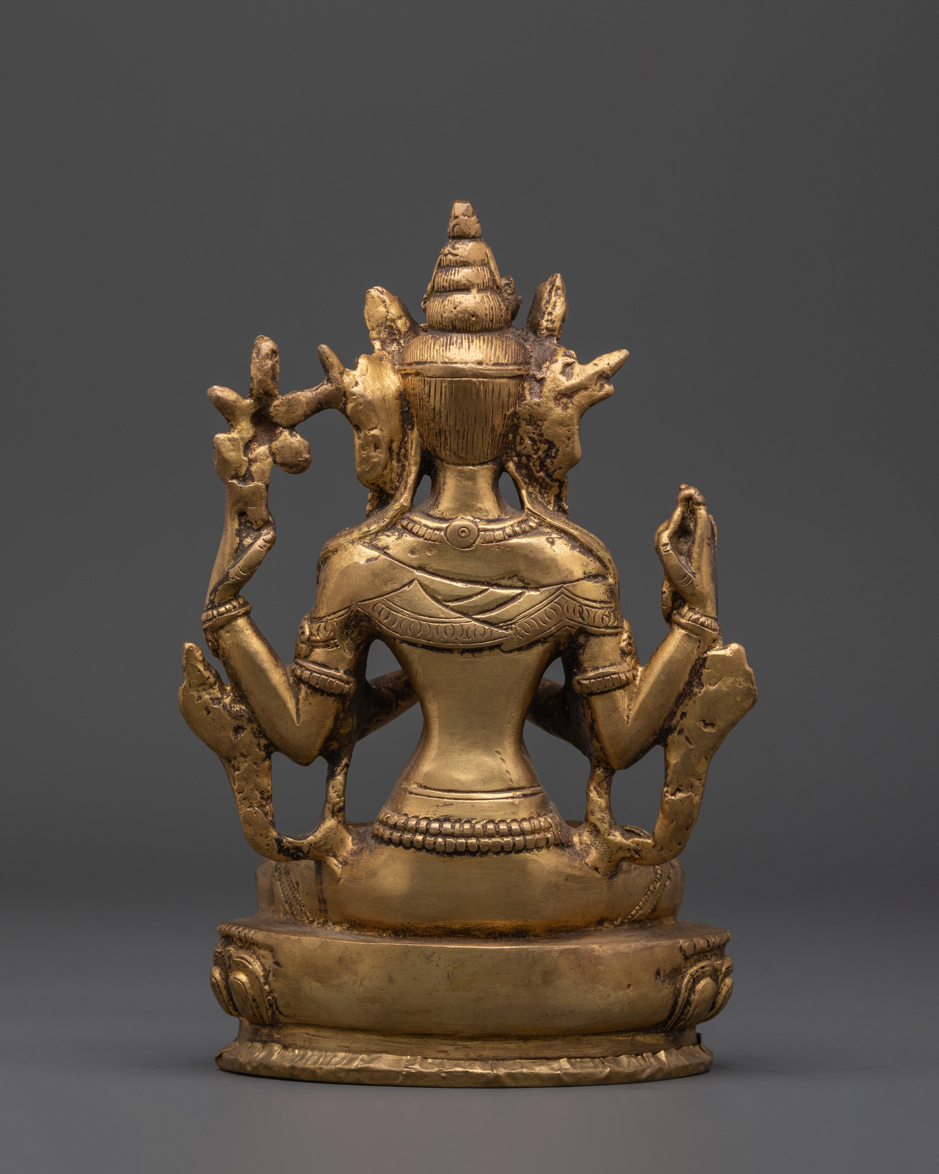 Handmade Chenrezig Statue for Sacred Spaces | Bodhisattva of Compassion