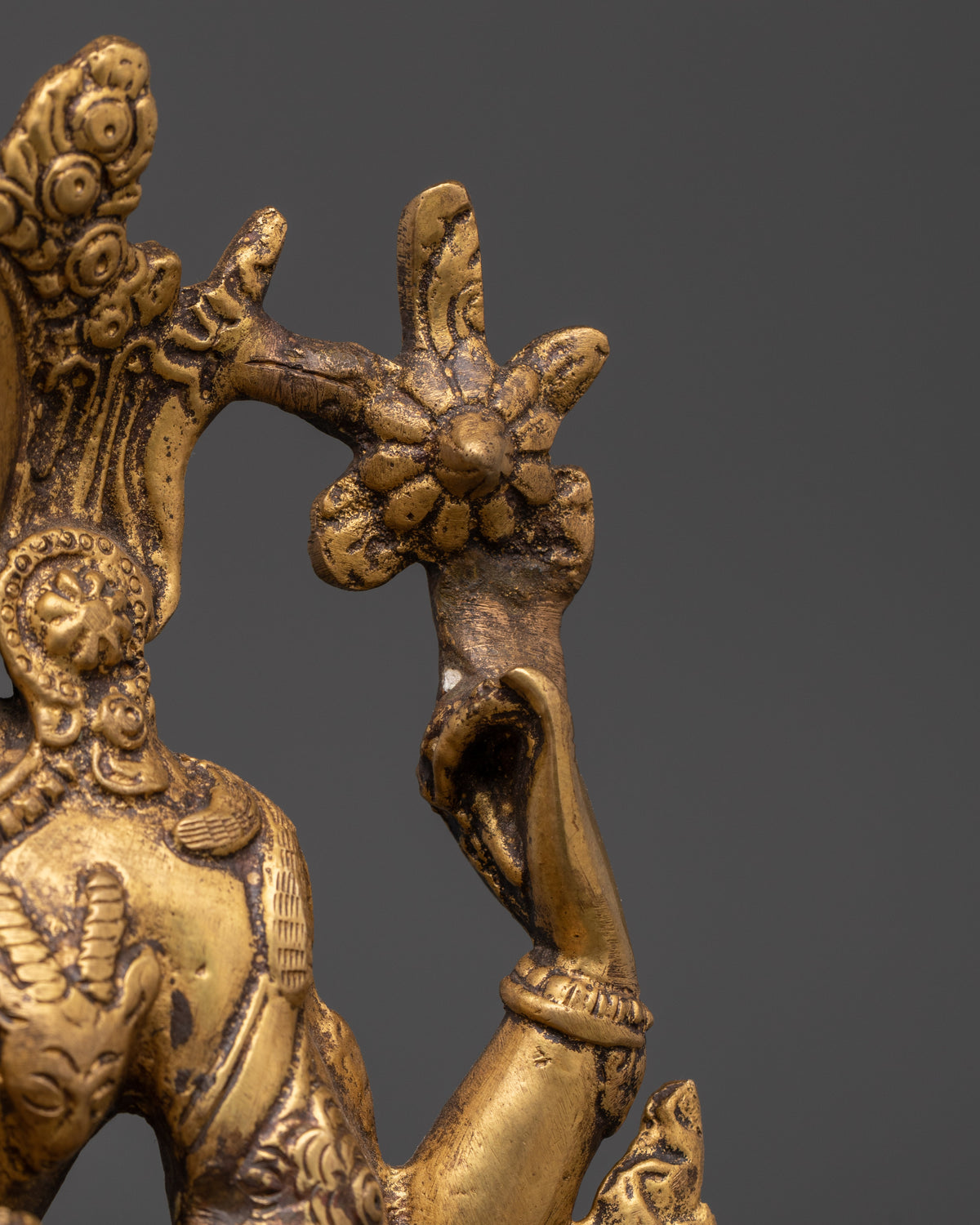 Handmade Chenrezig Statue for Sacred Spaces | Bodhisattva of Compassion