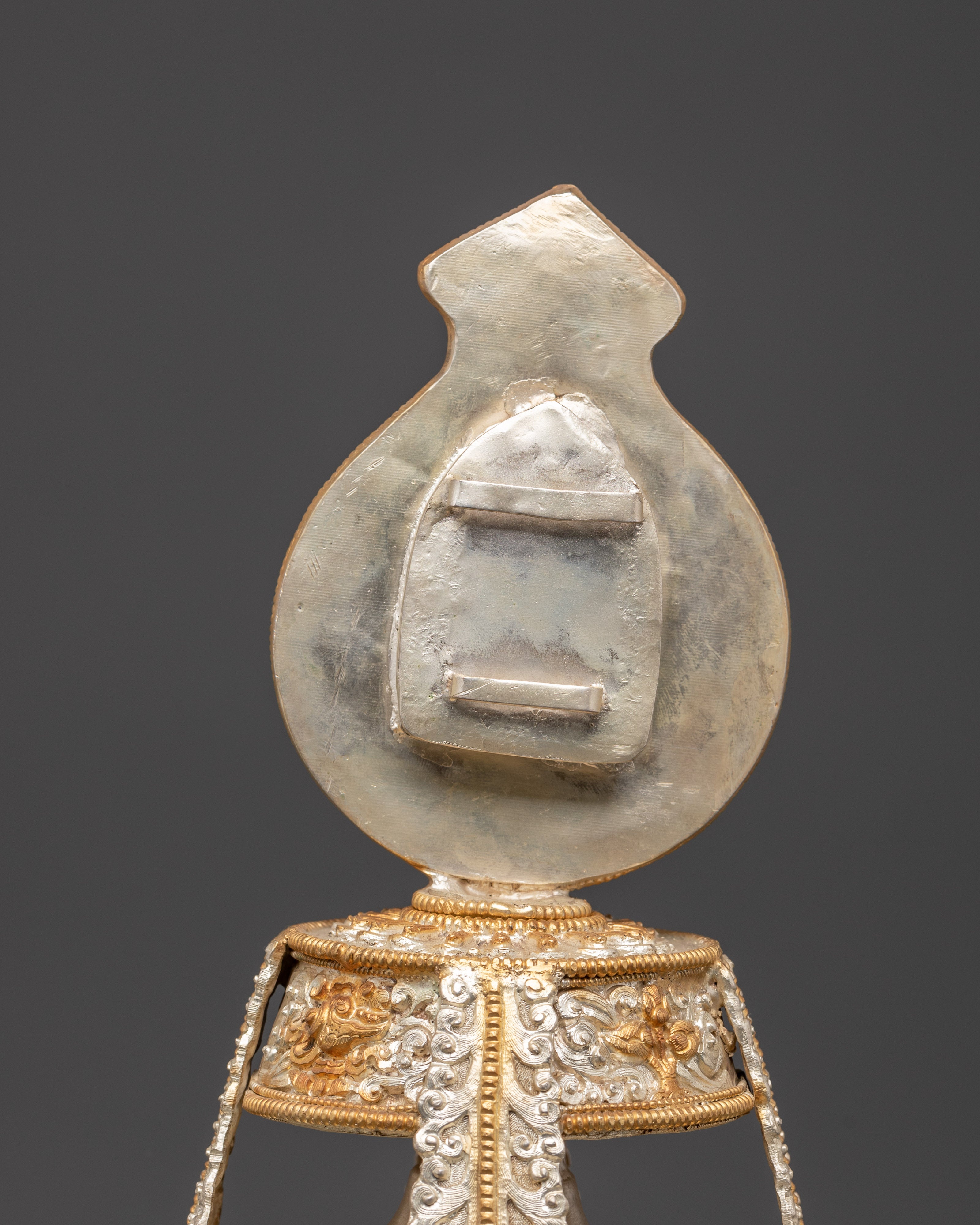 Sacred Spiritual Life Vase | Handcrafted Copper & Gold Plated Decor