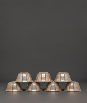 Water Offering Bowls Set |  Tibetan Buddhist Ritual Bowls