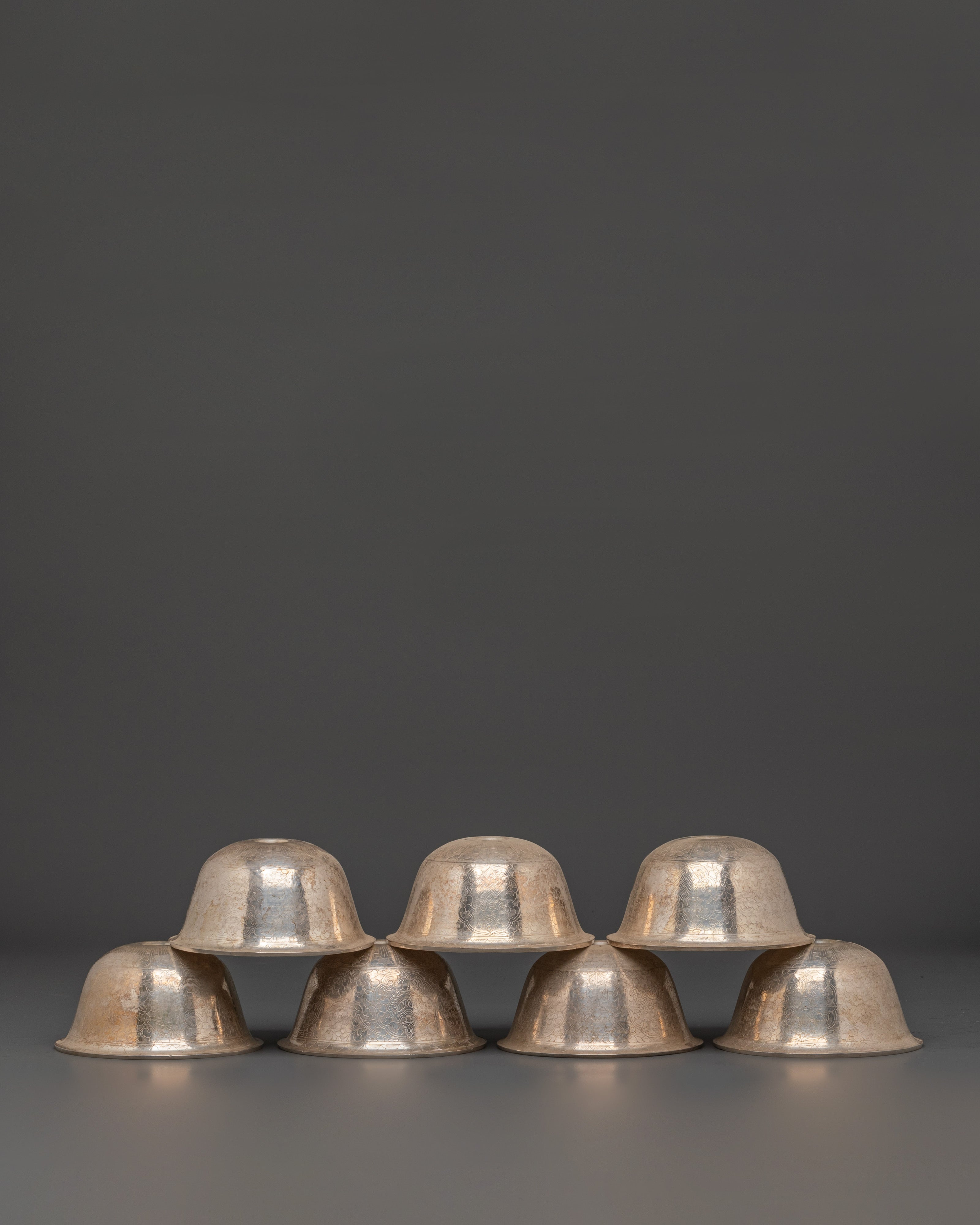Water Offering Bowls Set |  Tibetan Buddhist Ritual Bowls