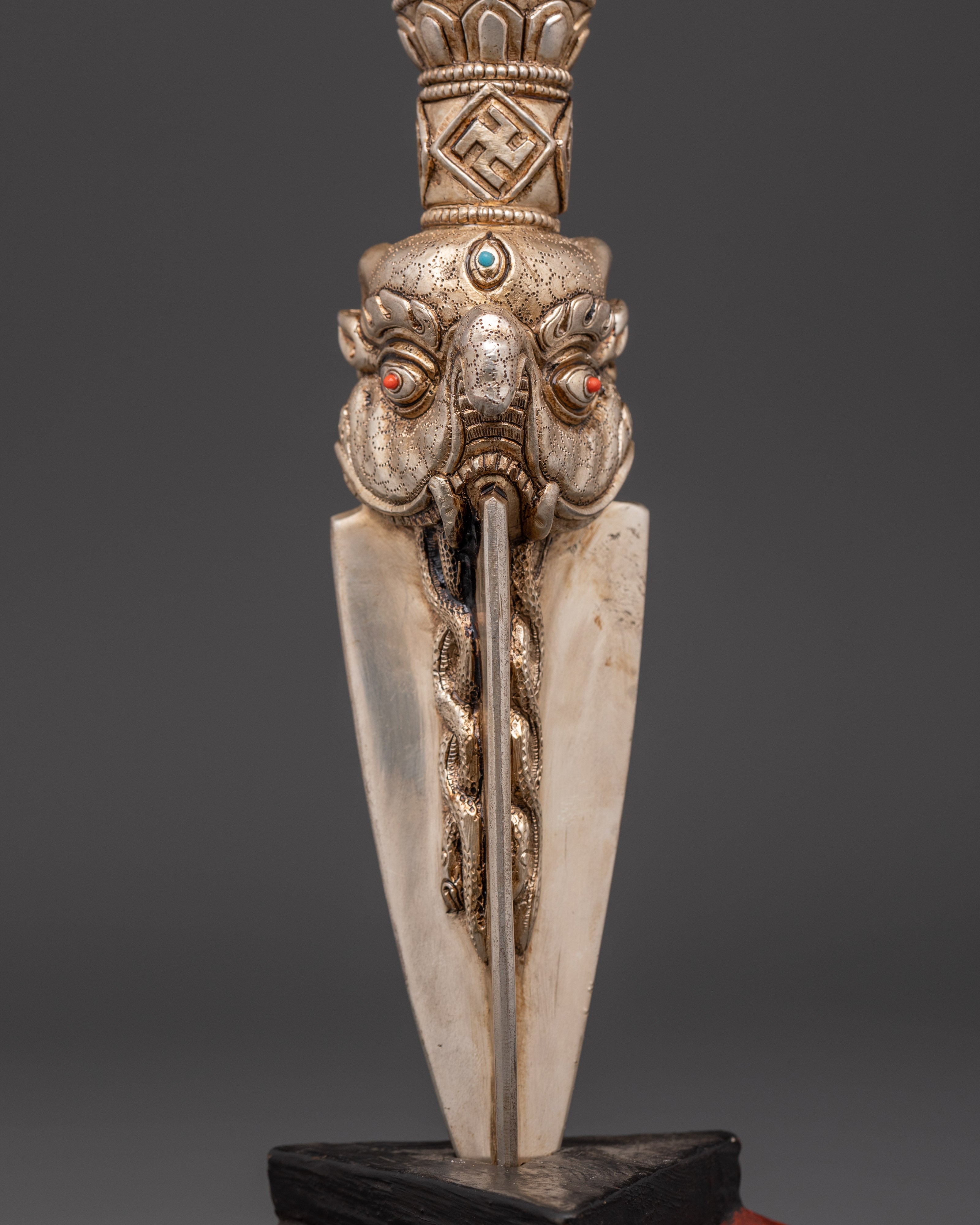 Handmade Phurba Buddhist Dagger | Sacred Ritual Tool for Protection