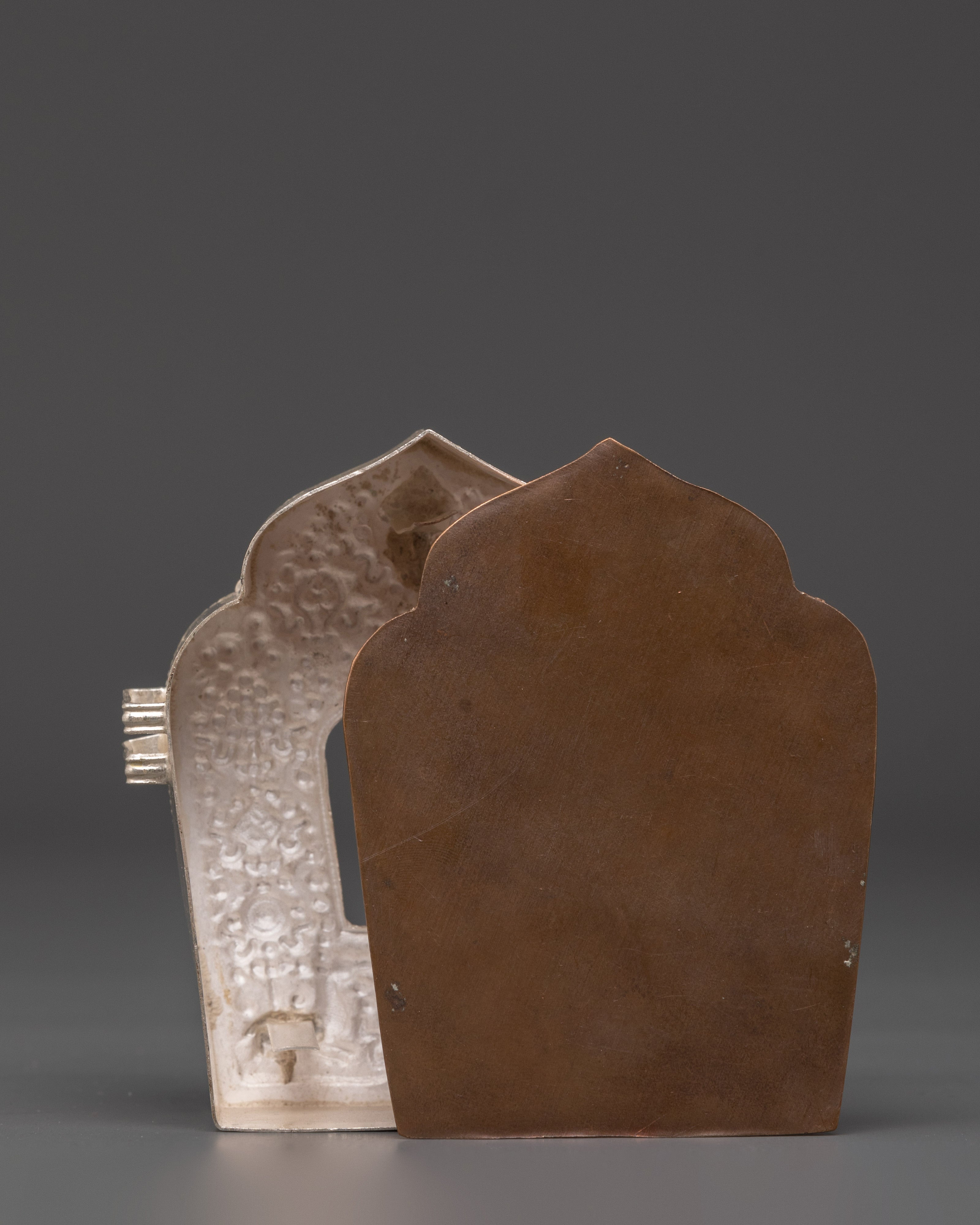 Traditional Pure Silver Amulet Box |  Buddhist Gau Prayer Box