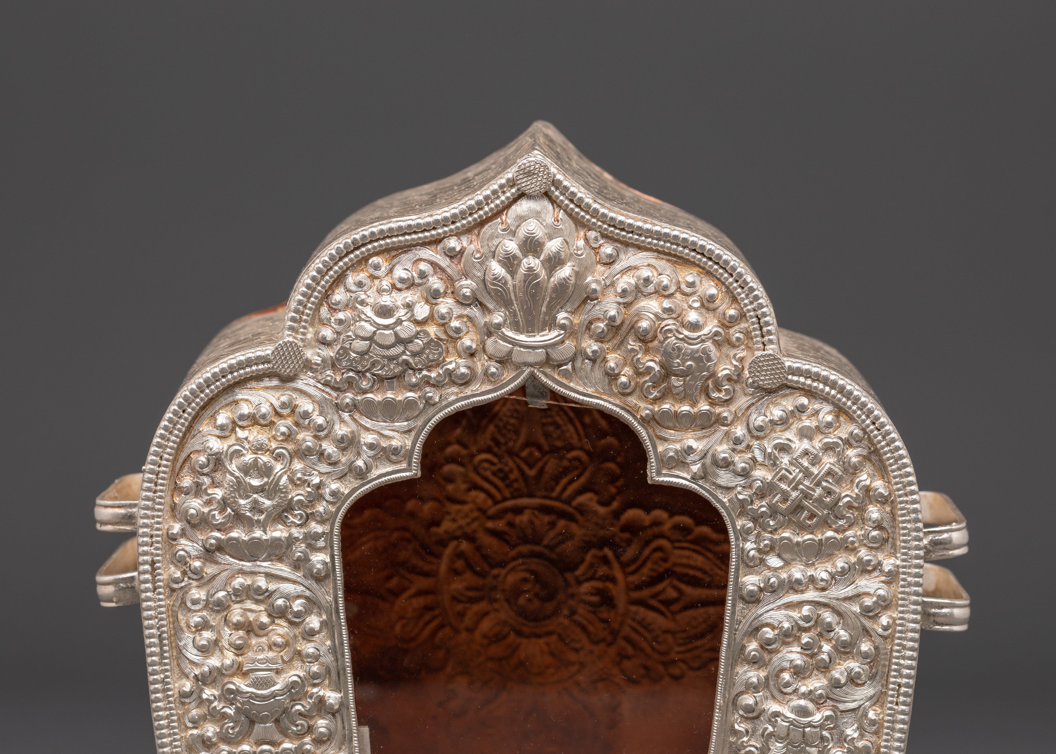 Handcrafted Traditional Ghau Box | Spiritual Gift for Puja & Rituals