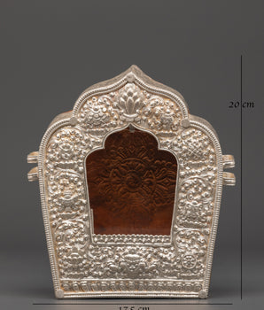 Handcrafted Traditional Ghau Box | Spiritual Gift for Puja & Rituals