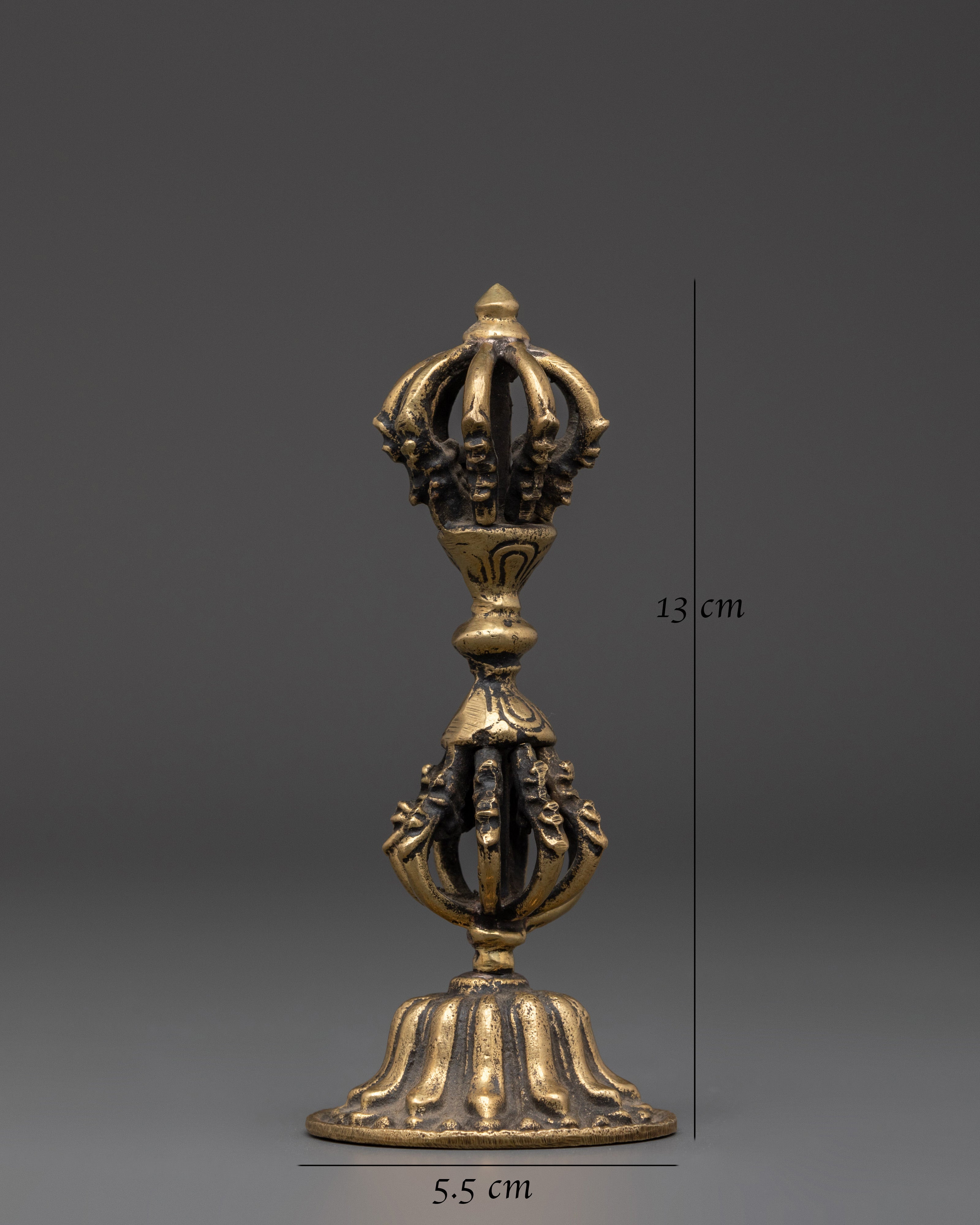 Handmade Sacred Brass Vajra Dorje | Meditation Decor