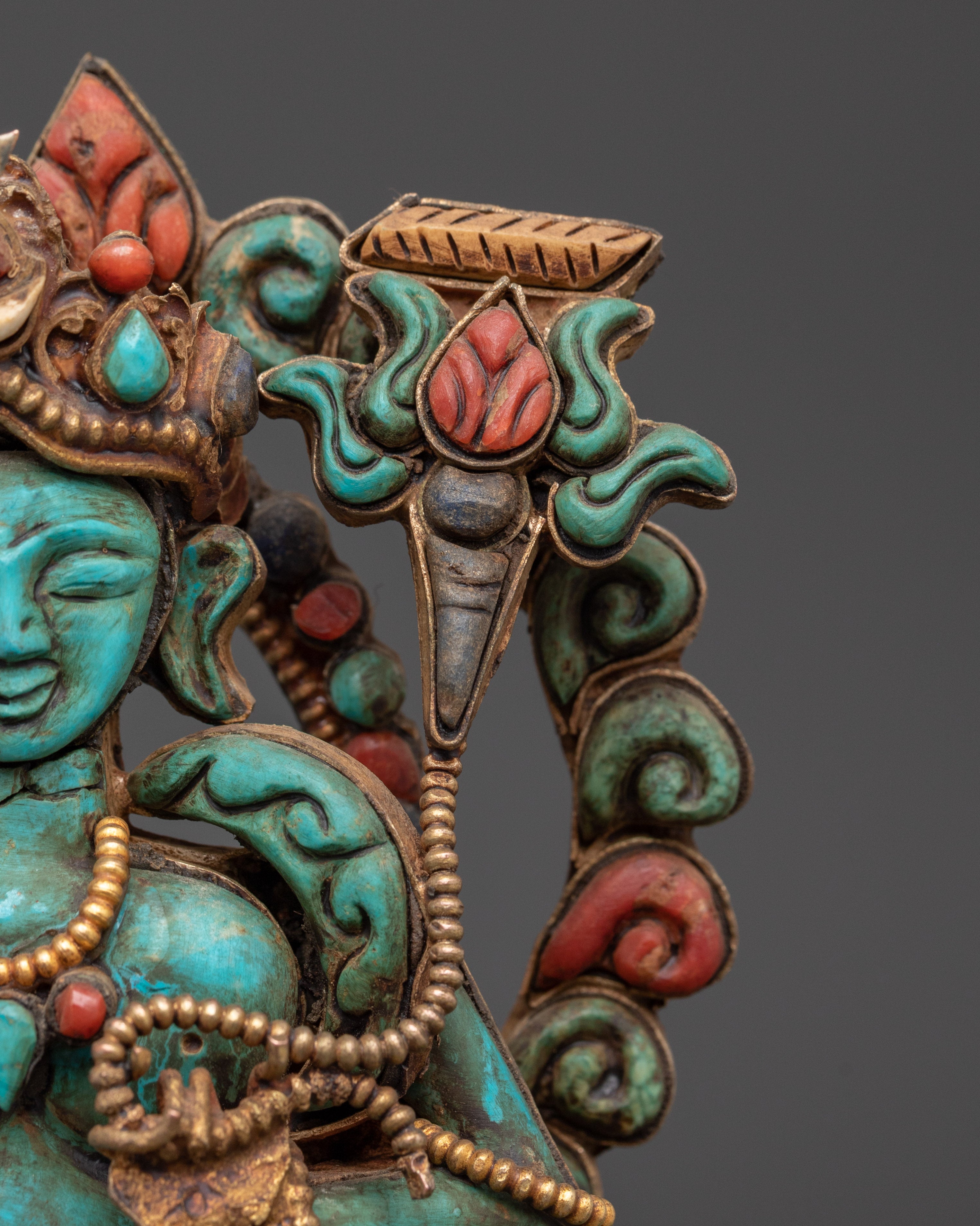 Wisdom Buddha Manjushri Statue | Wielder of the Flaming Sword