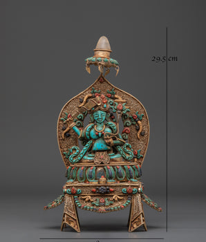 Wisdom Buddha Manjushri Statue | Wielder of the Flaming Sword