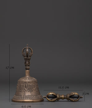 Sacred Pair Bell and Vajra | Divine Ritual Tools