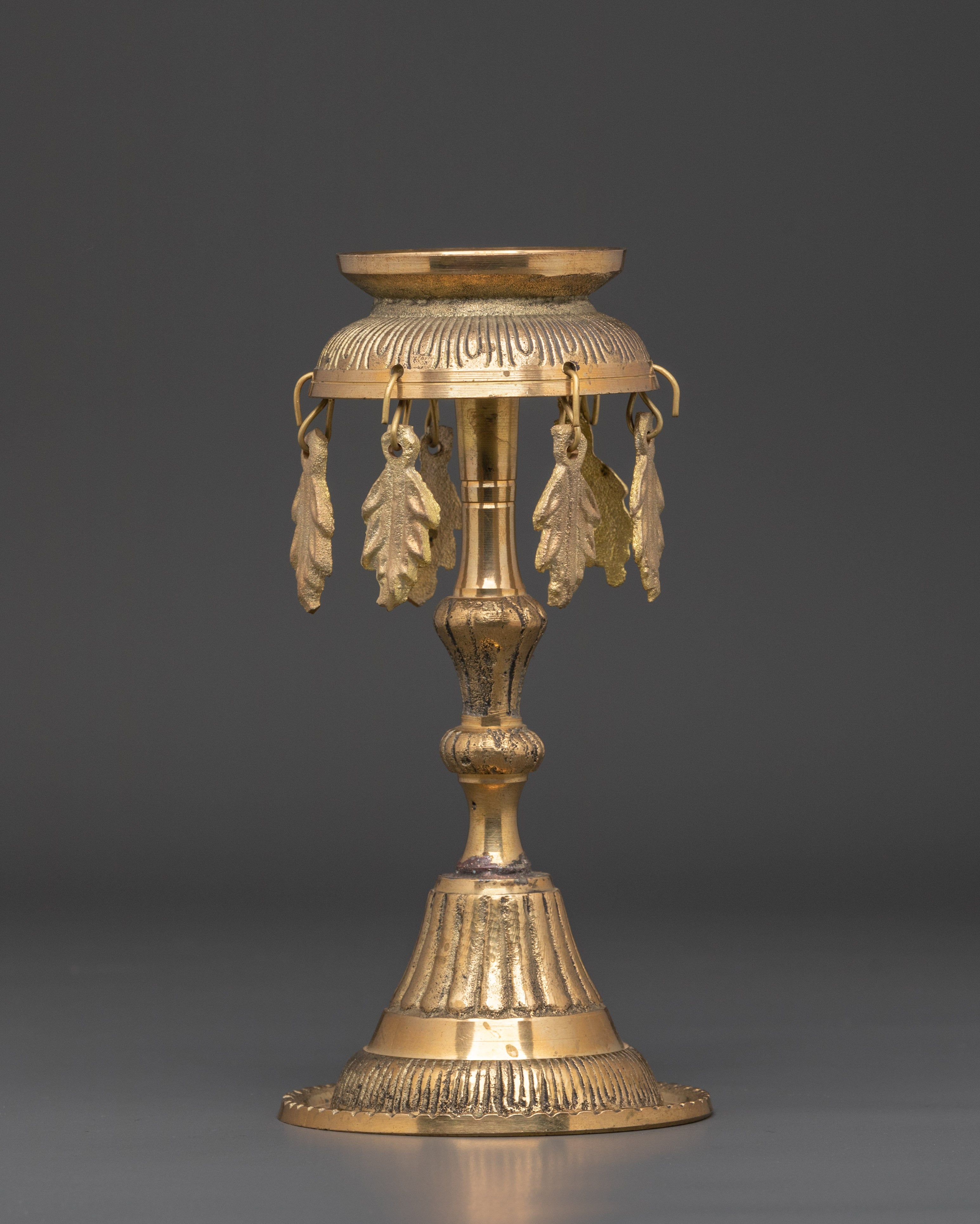Traditional Oil Lamp | Ritual Lamp for Puja and Meditation Altars