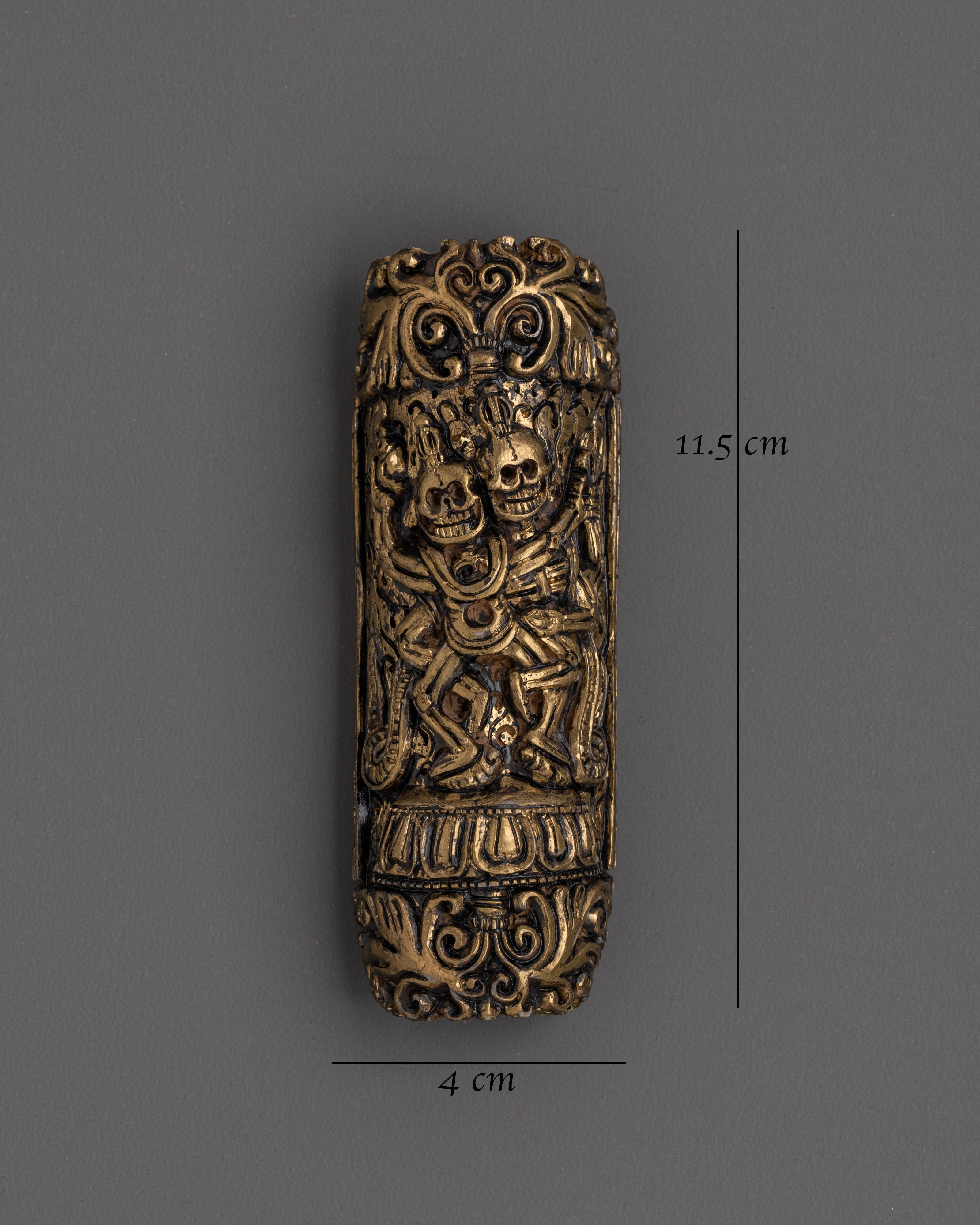 Skeleton couple Citipati decor | Symbol of Life's Impermanence